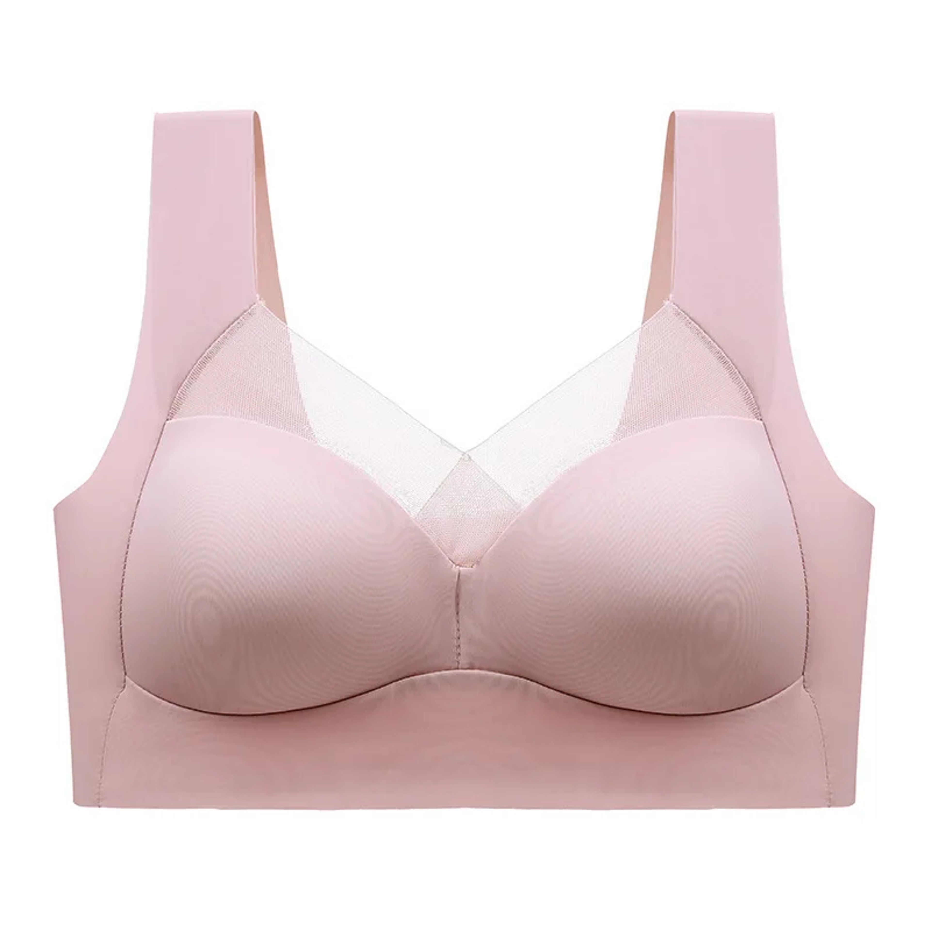 FallSweet Seamless Lace Push Up Bralette Plus Size Wireless Lace Bra Comfort 7