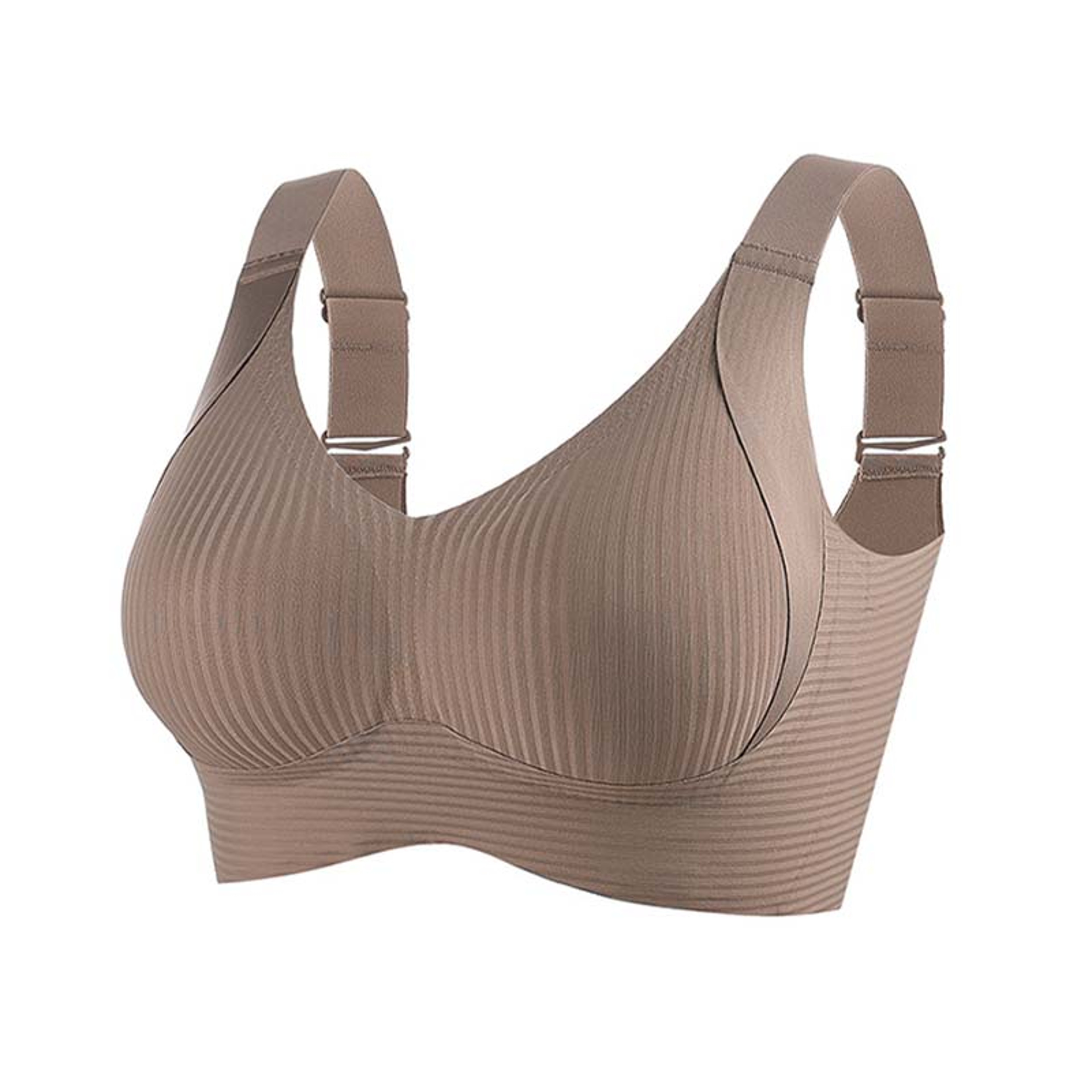FallSweet Wireless Push Up Bra For Women  Plus Size Seamless Thin Cup Comfort Bralette 8