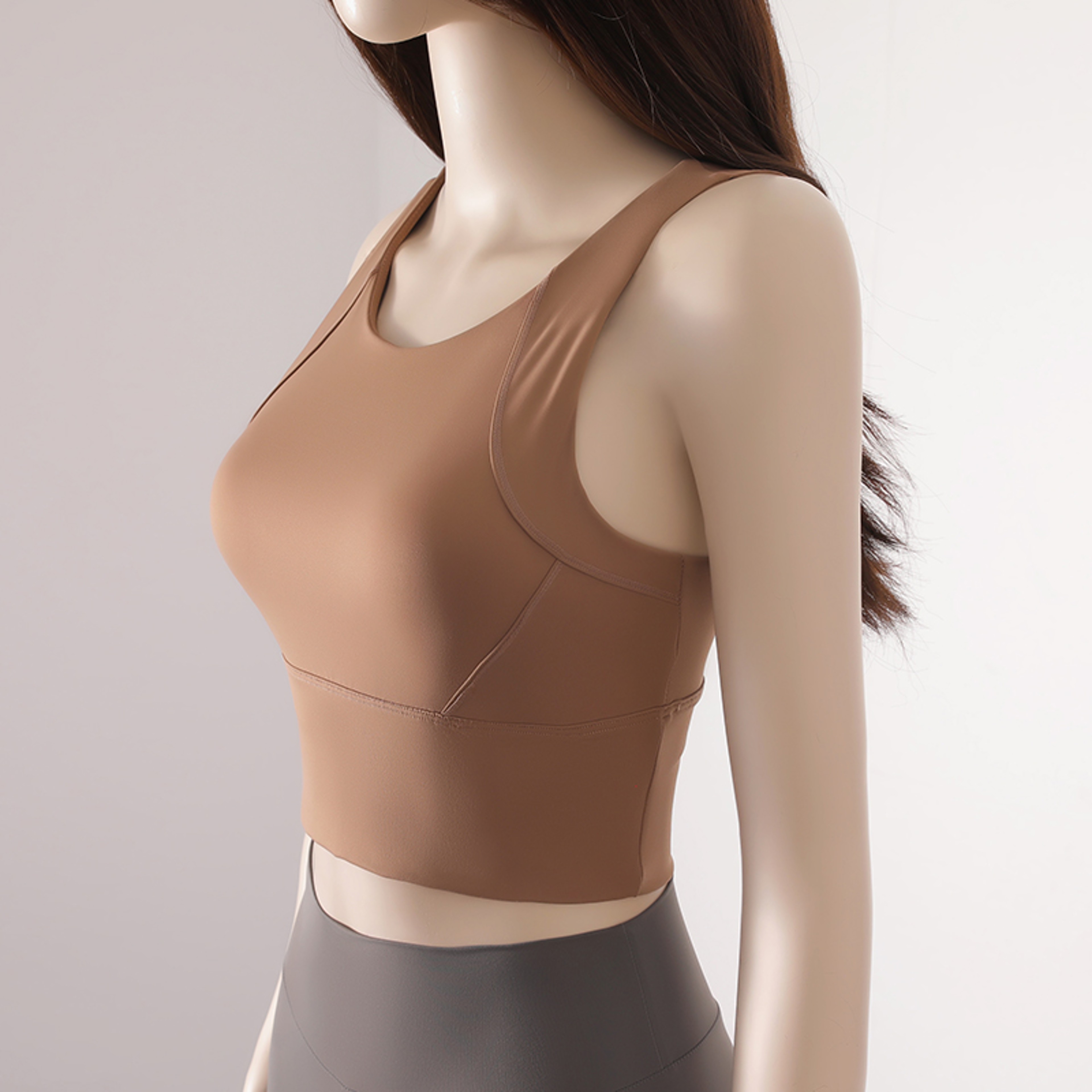 Womens Workout Tank Top with Built Chest Support – Stylish Yoga Sports Wear – view 10