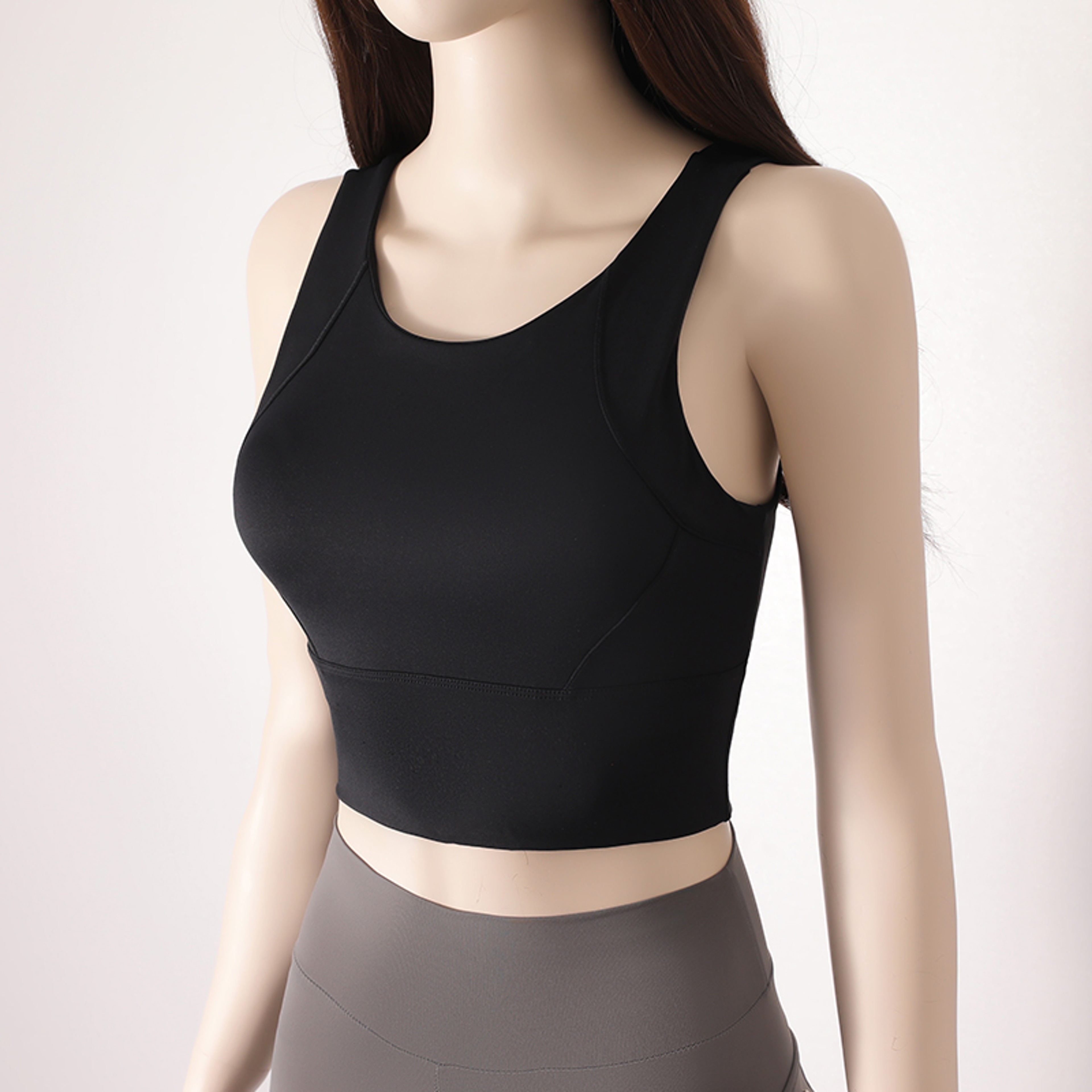 Womens Workout Tank Top with Built Chest Support – Stylish Yoga Sports Wear – view 11