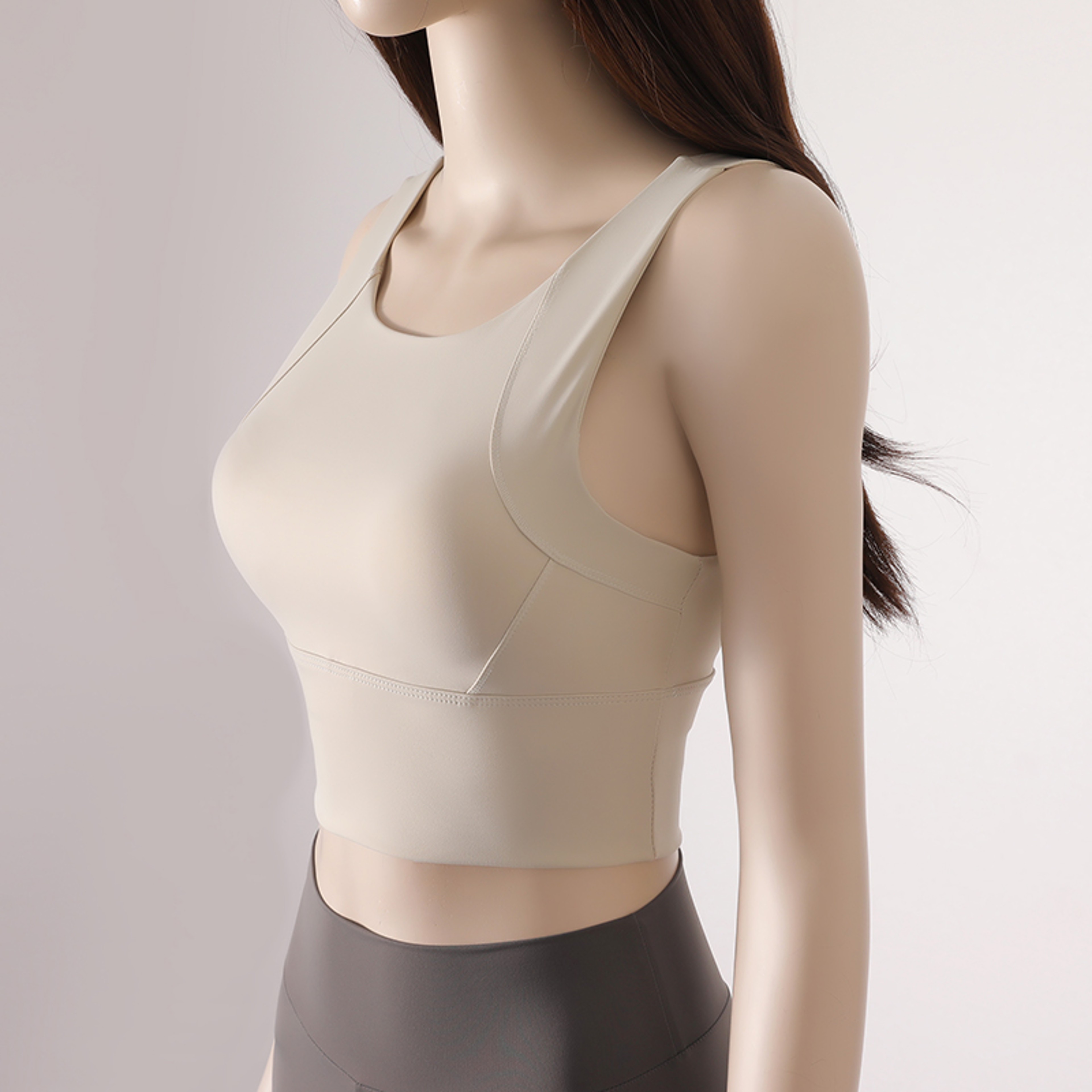 Womens Workout Tank Top with Built Chest Support – Stylish Yoga Sports Wear – view 12