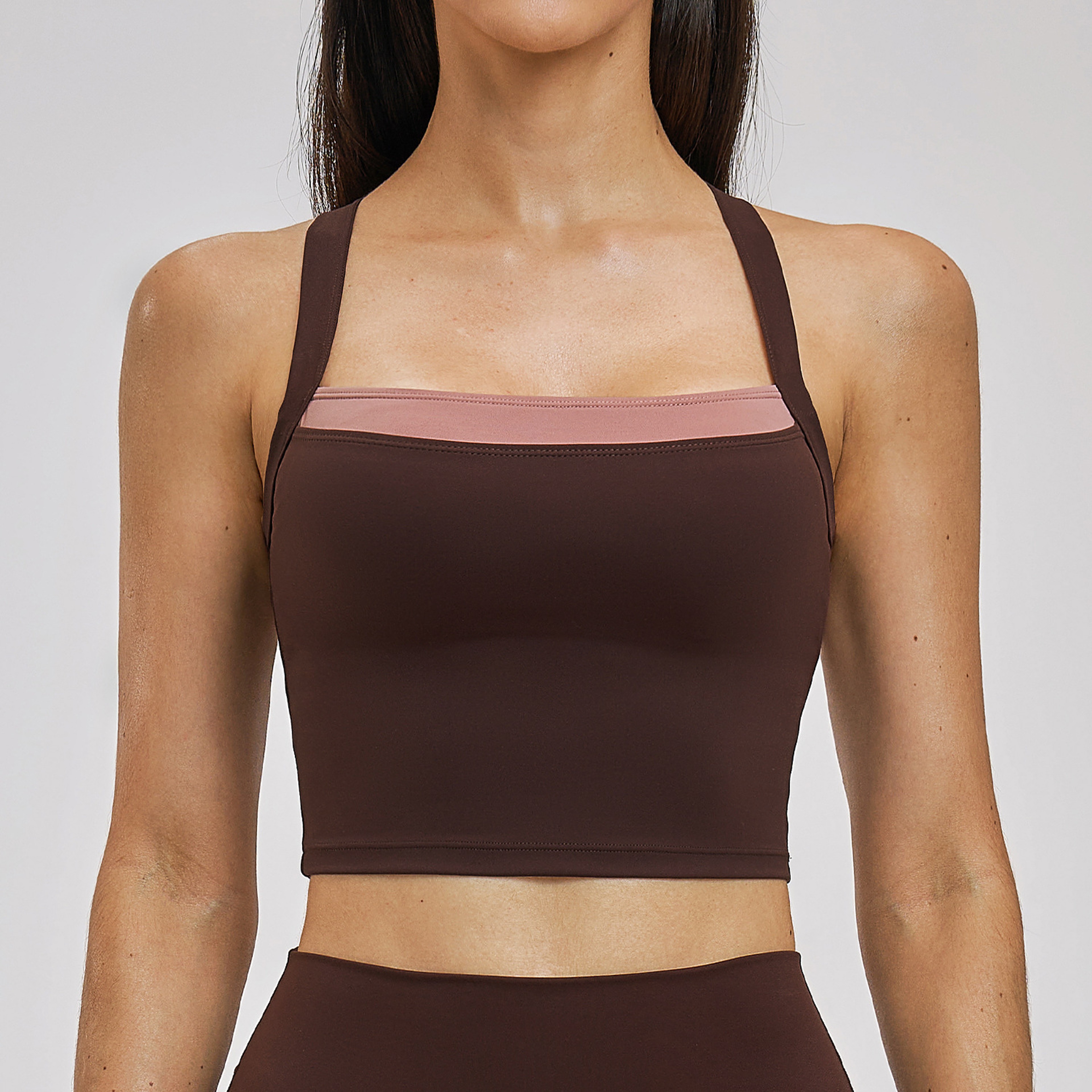 High Support Yoga Bra for Women – Moisture Wicking Shockproof Fitness Crop Top – view 9