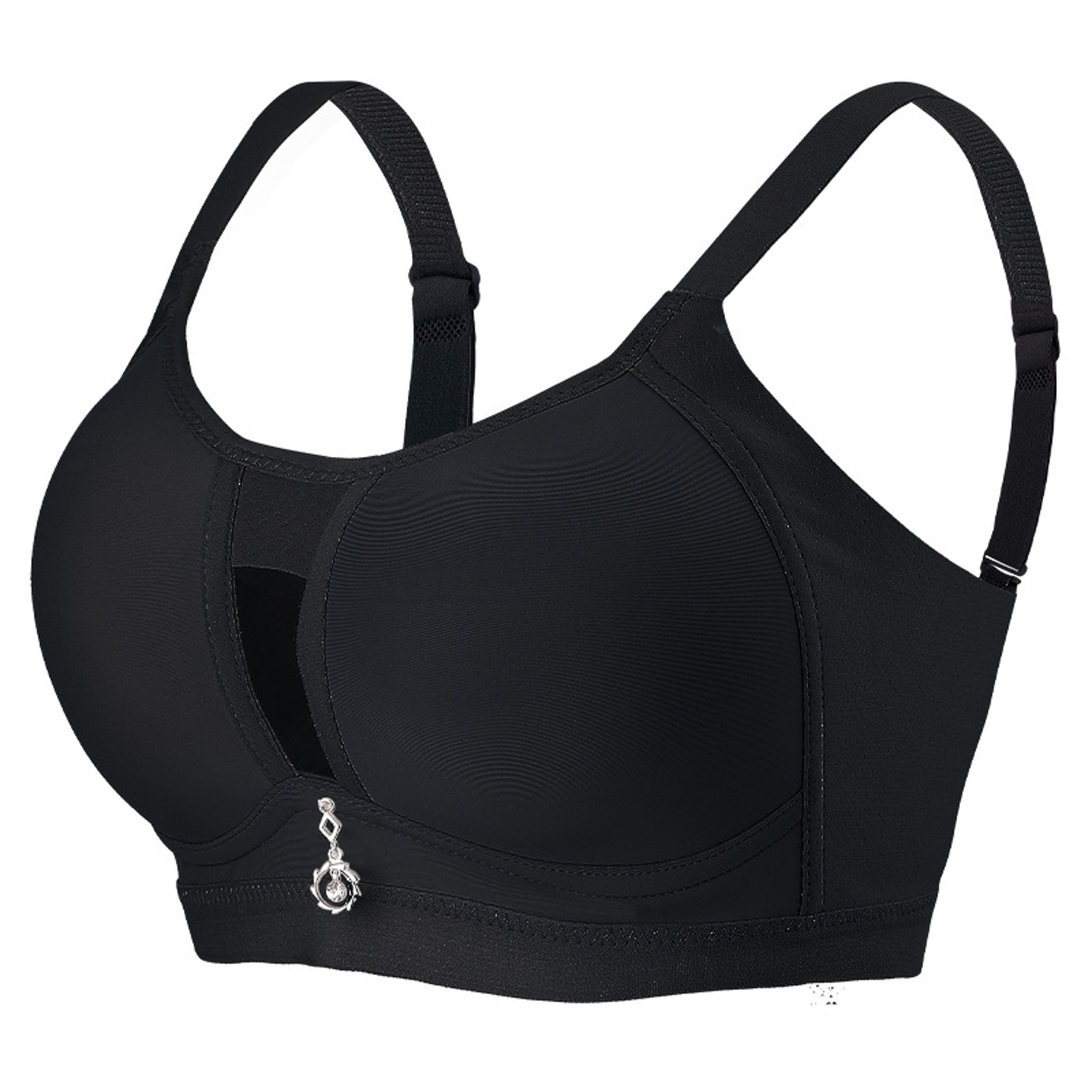 FallSweet Wireless Push Up Bra Plus Size Seamless Comfort  Lift 7