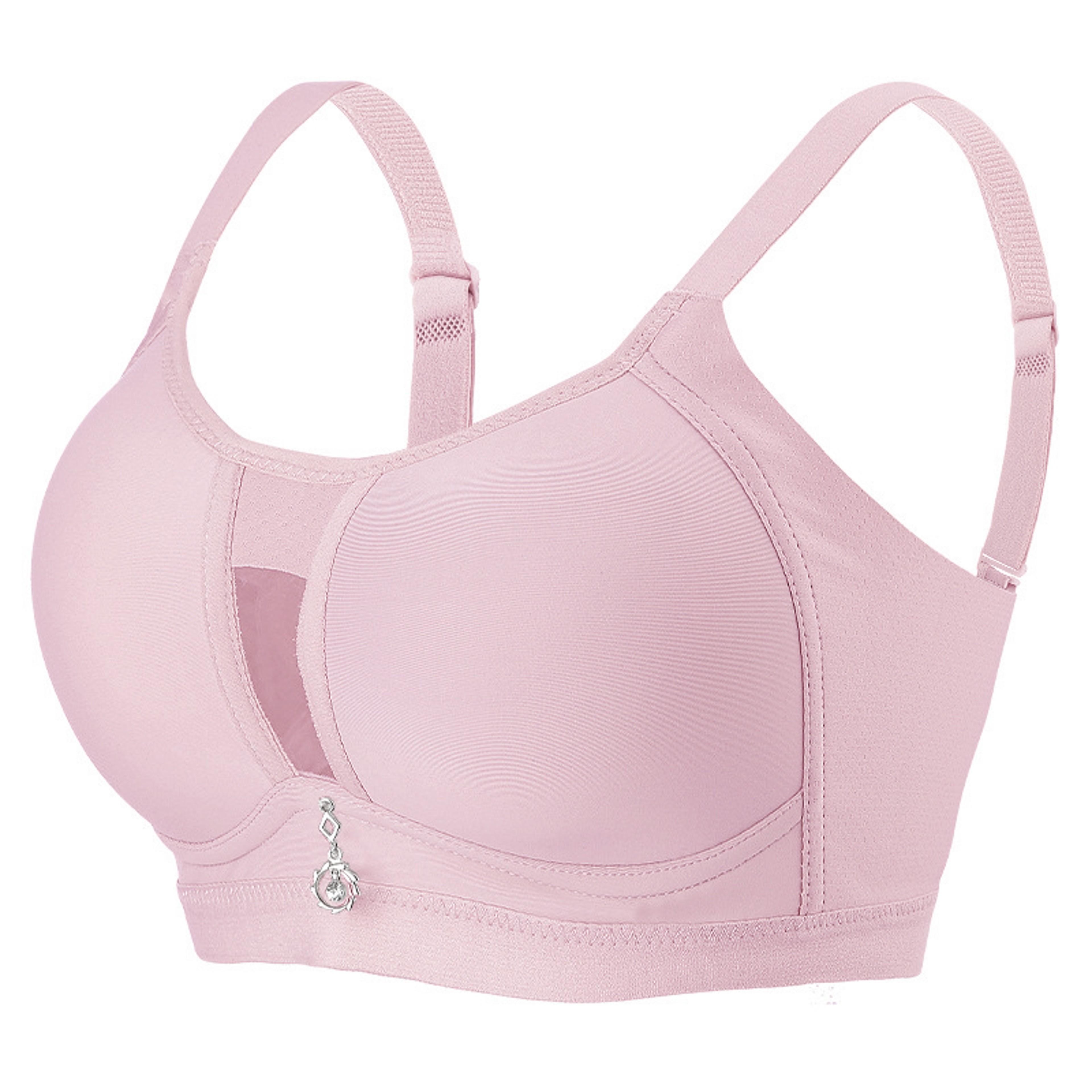 FallSweet Wireless Push Up Bra Plus Size Seamless Comfort  Lift 8