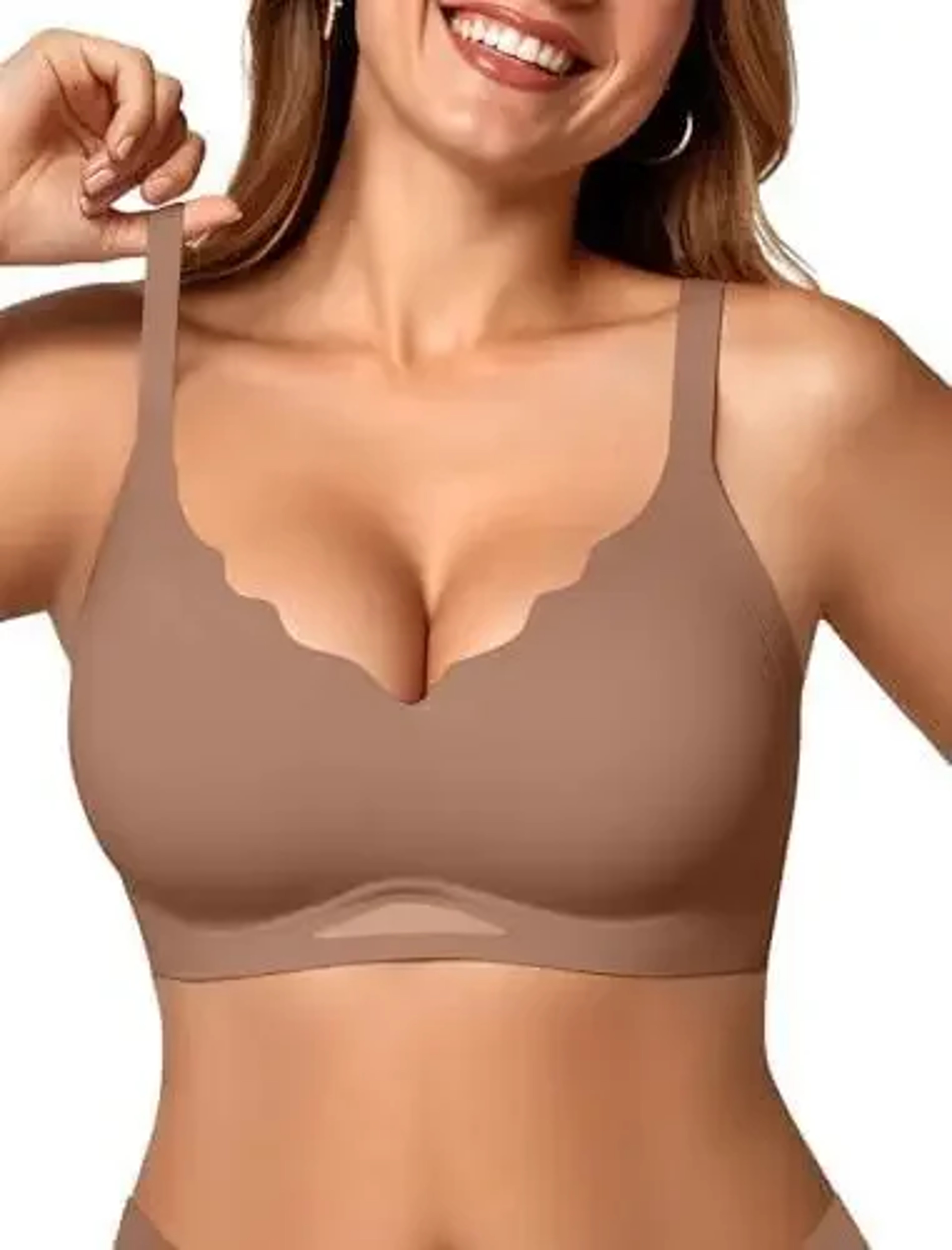 ComfortFit Wireless Seamless Bra  Push Up Bralette For Women All Day Breathable Support 5