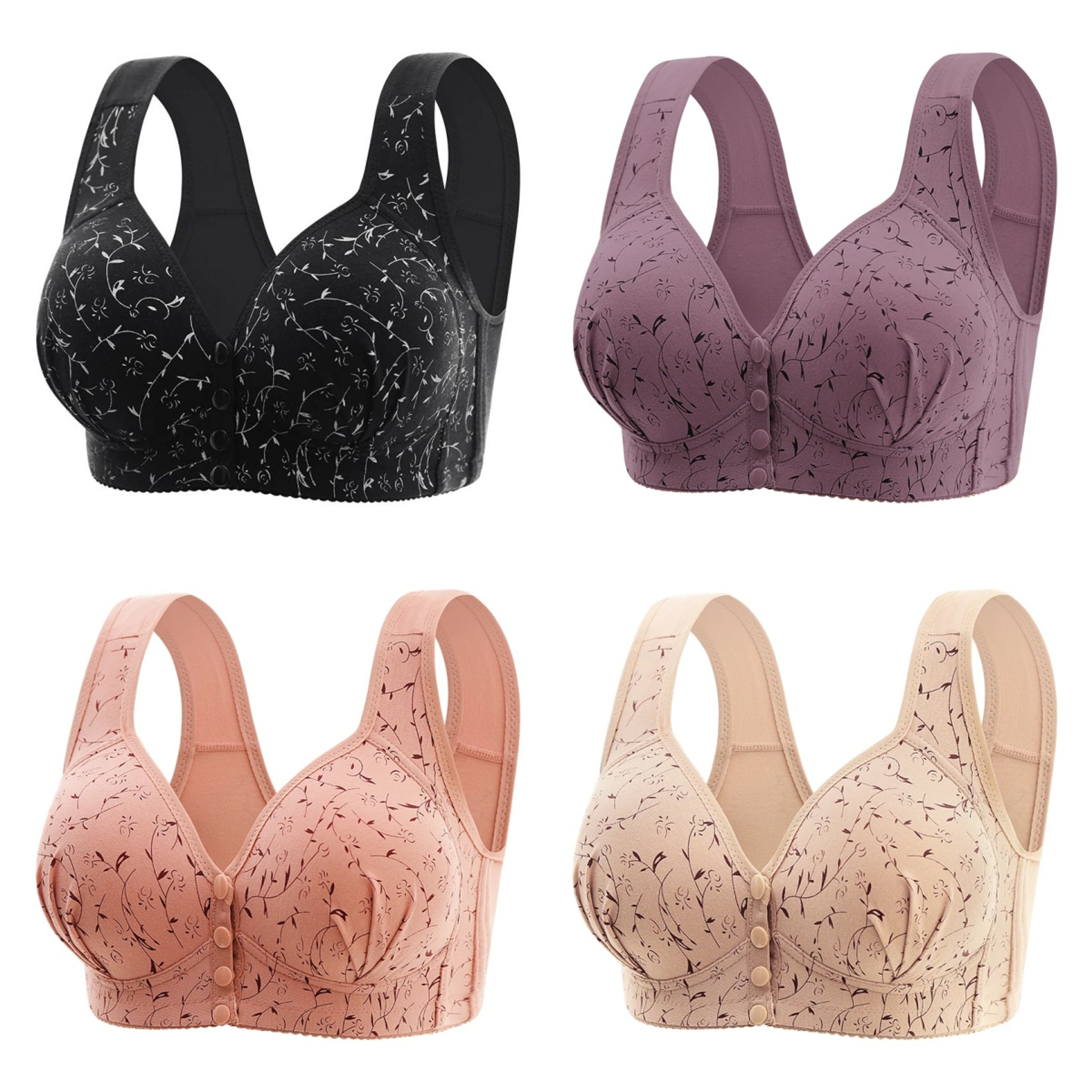 ComfortFit Front Closure Bra – Wireless Support, Anti Sagging & Super Comfortable Everyday Bra for Women – view 5