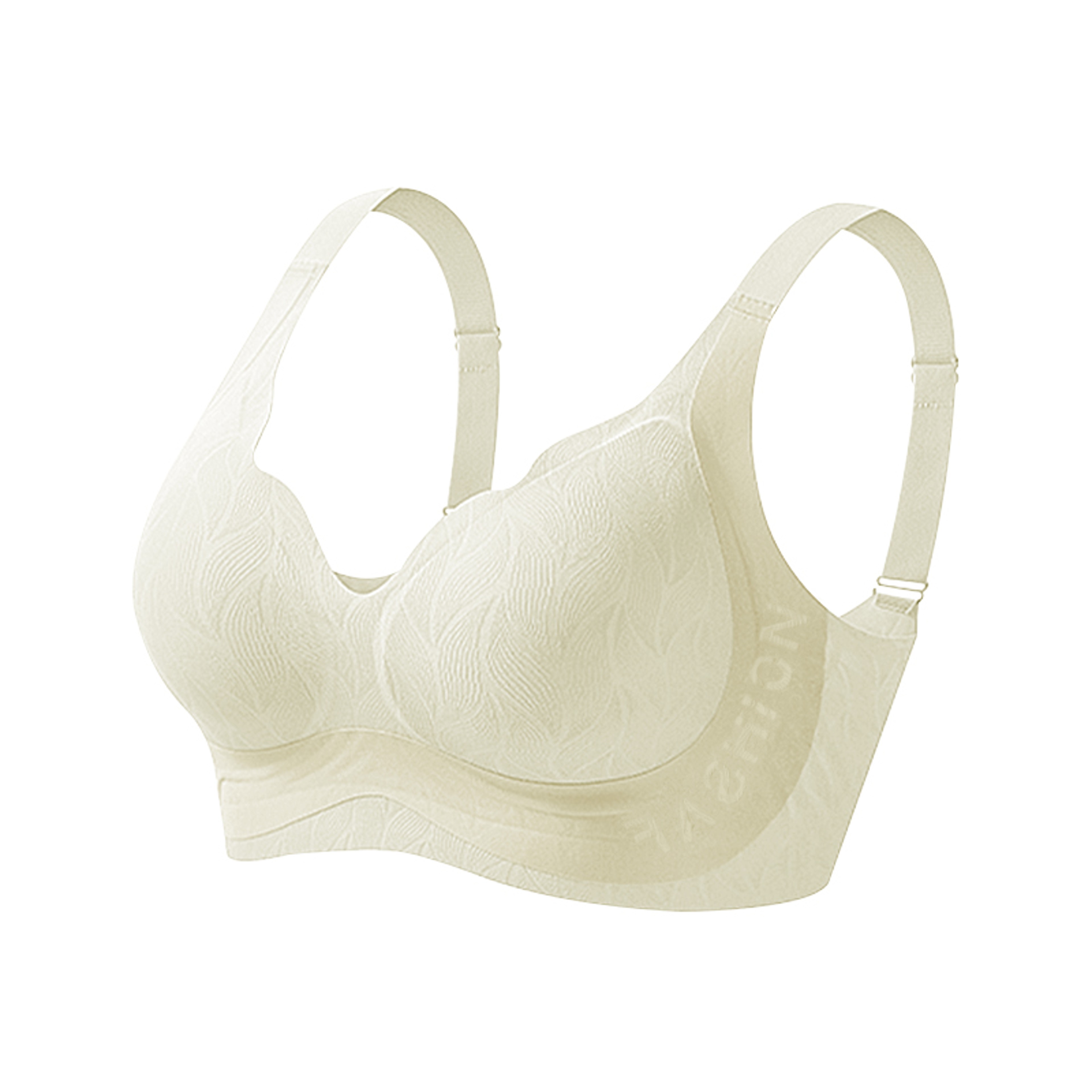 ComfortLift Plus Size Wireless Push Up Bra For Large Bust Women  Seamless Comfort Bralette 9