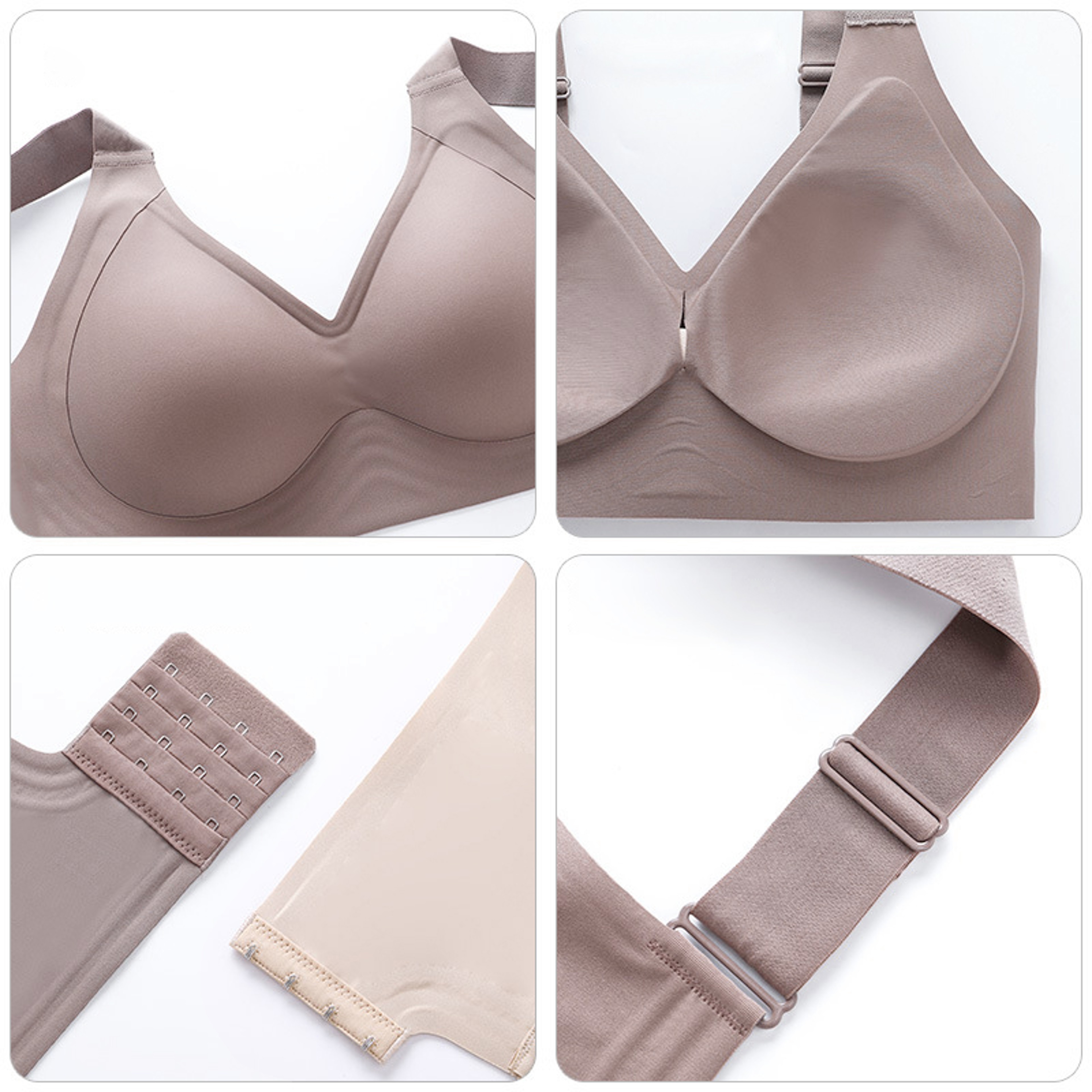 Premium Plus Size Push Up Bra  Seamless Wireless Bralette For Comfortable Everyday  Sexy Lingerie 4