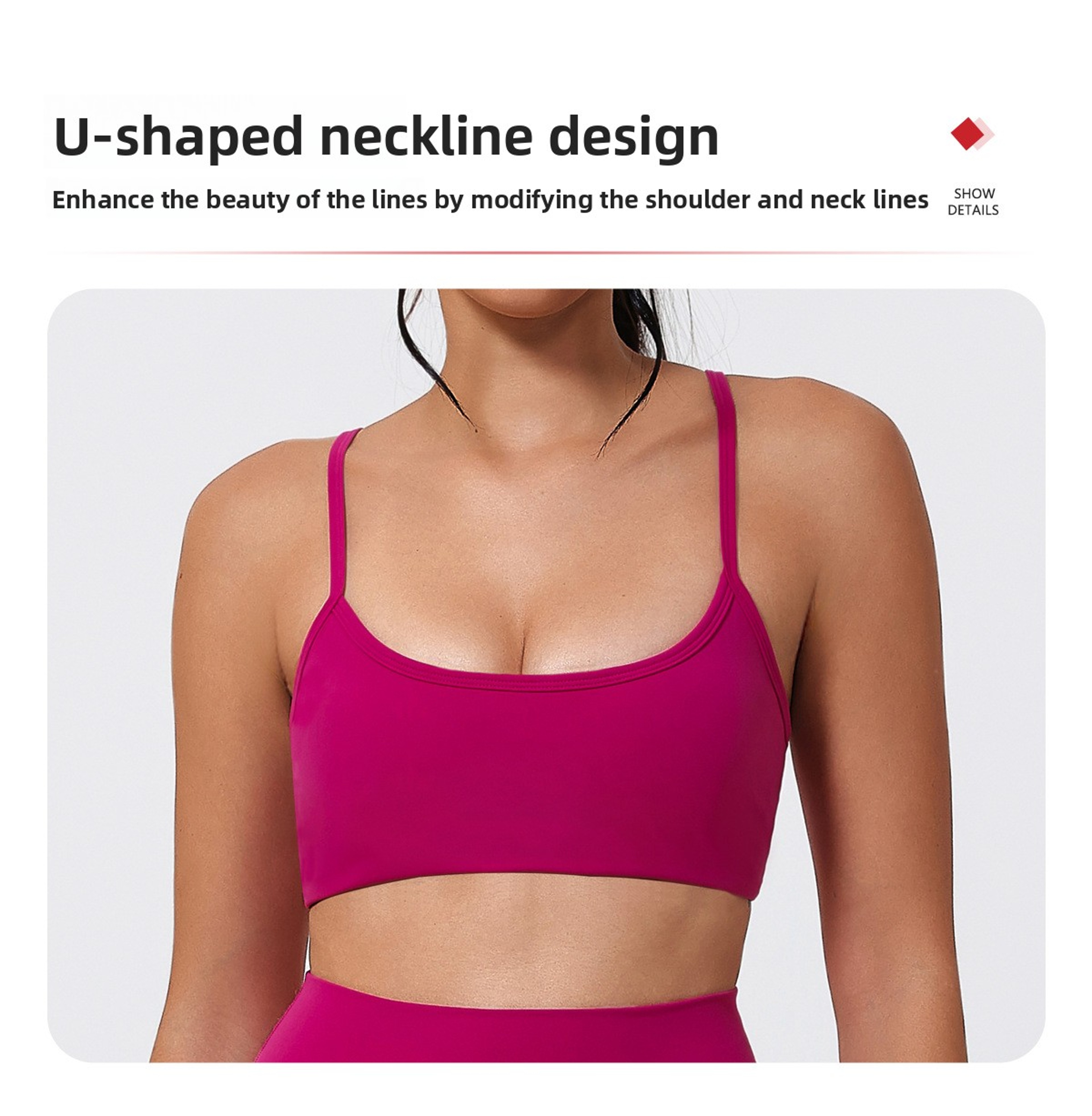 High Support Yoga  Fitness Sports Bra For Women 3