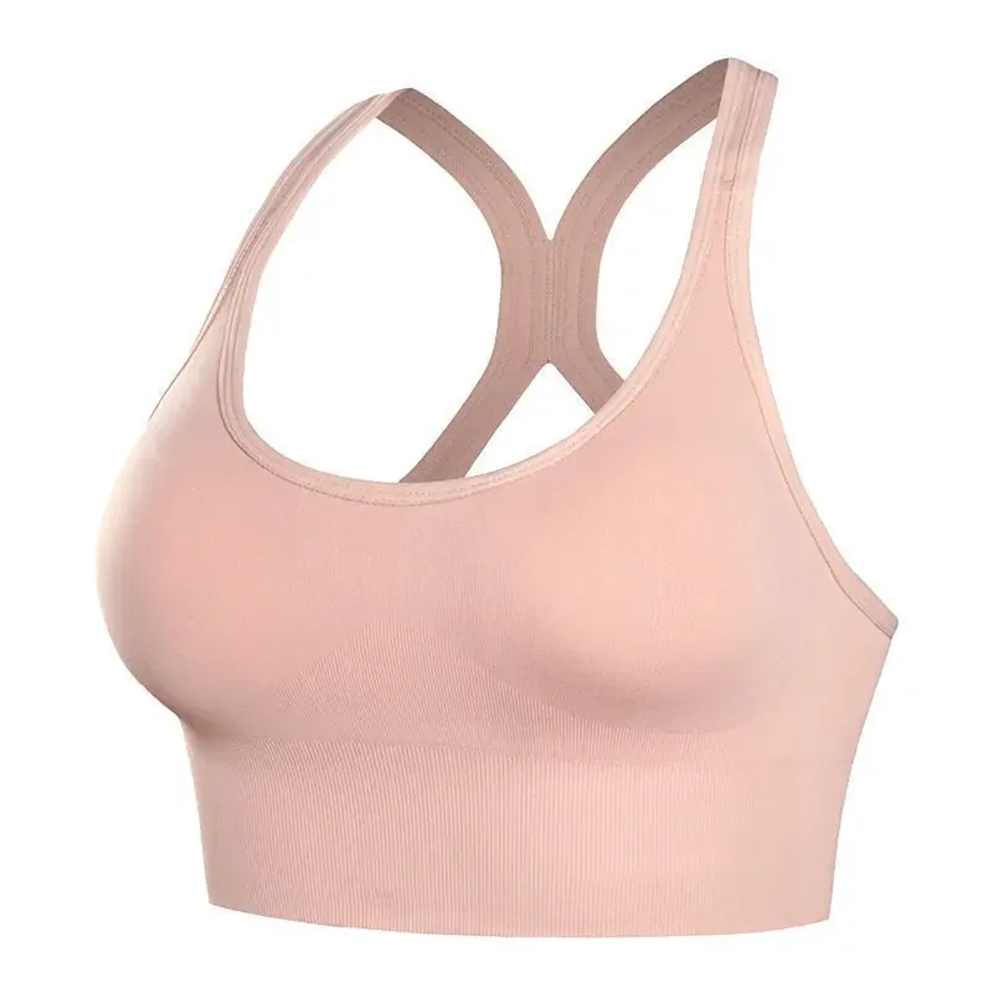 ComfortFit Wireless Sports Bra  Seamless Shock Absorbing U Neck Comfort Women 2