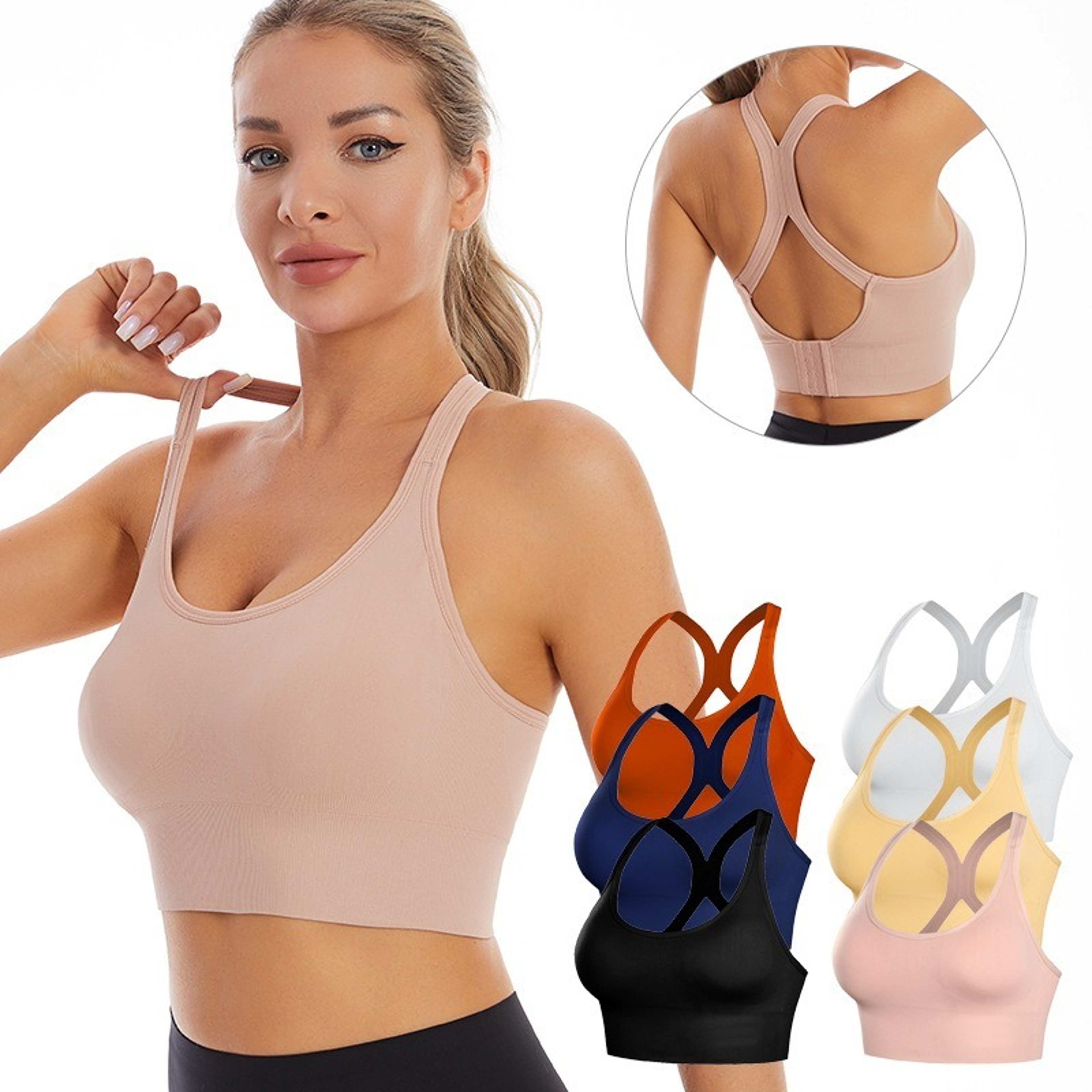 High Support Cross Back Yoga & High Impact Sports Bra for Women Quick Dry Gym Top Fit – view 6