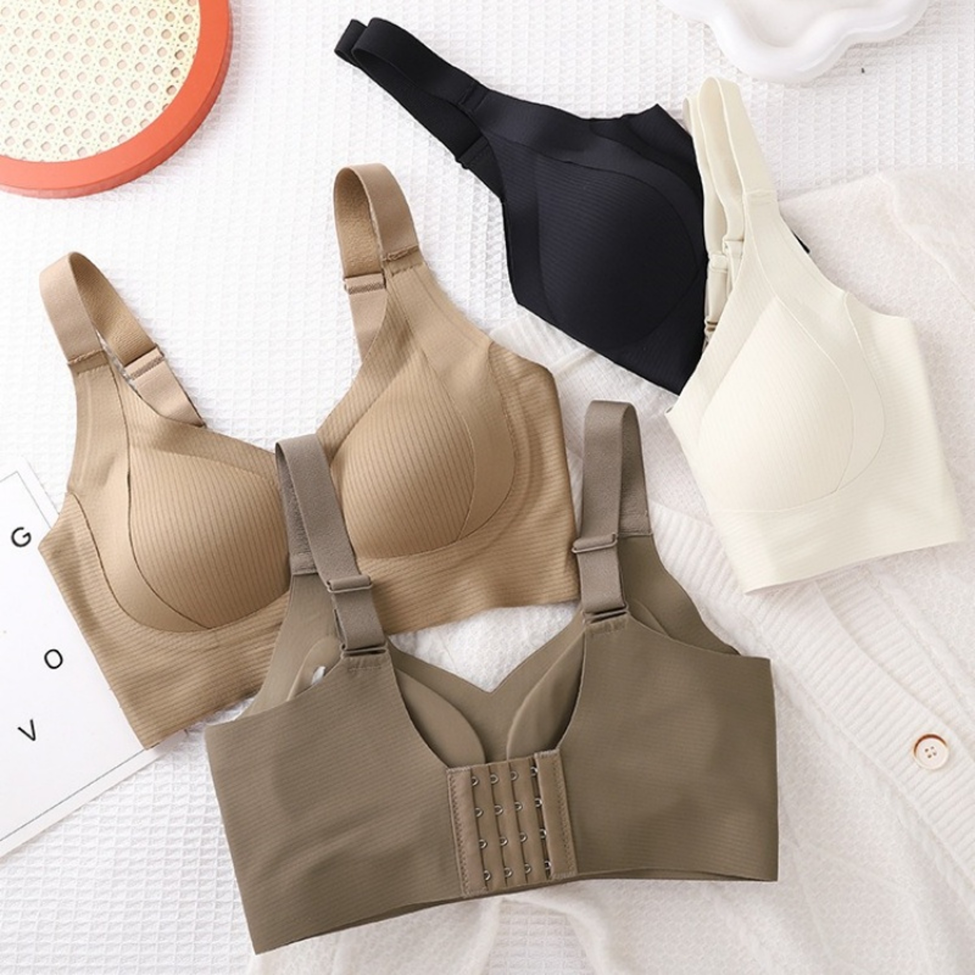 ComfortLift Plus Size Push Up Bra  Seamless Bralette With Adjustable Straps 2