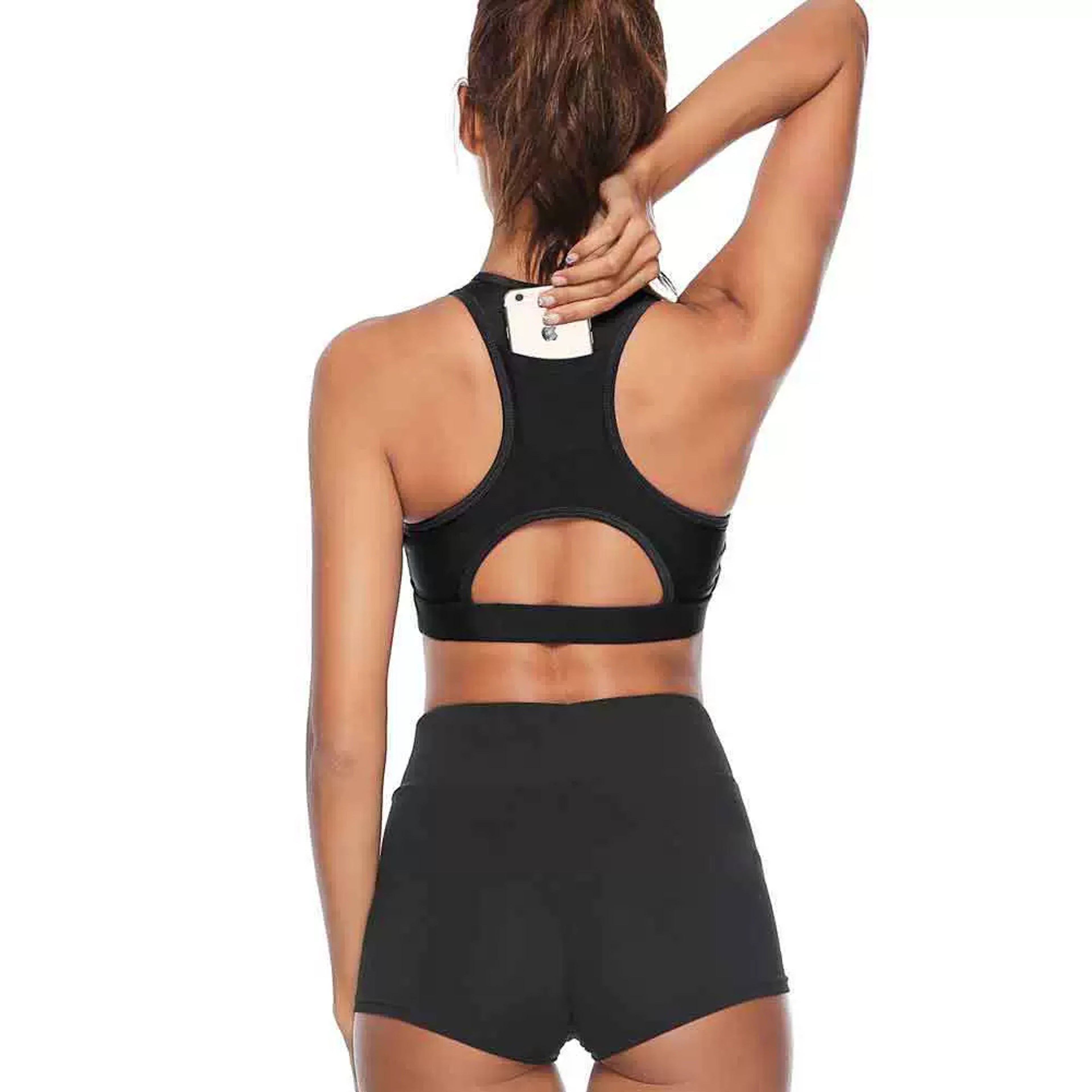 Breathable Sports Bra Seamless Yoga Bra – Shockproof Push Up Fitness Crop Top – view 13