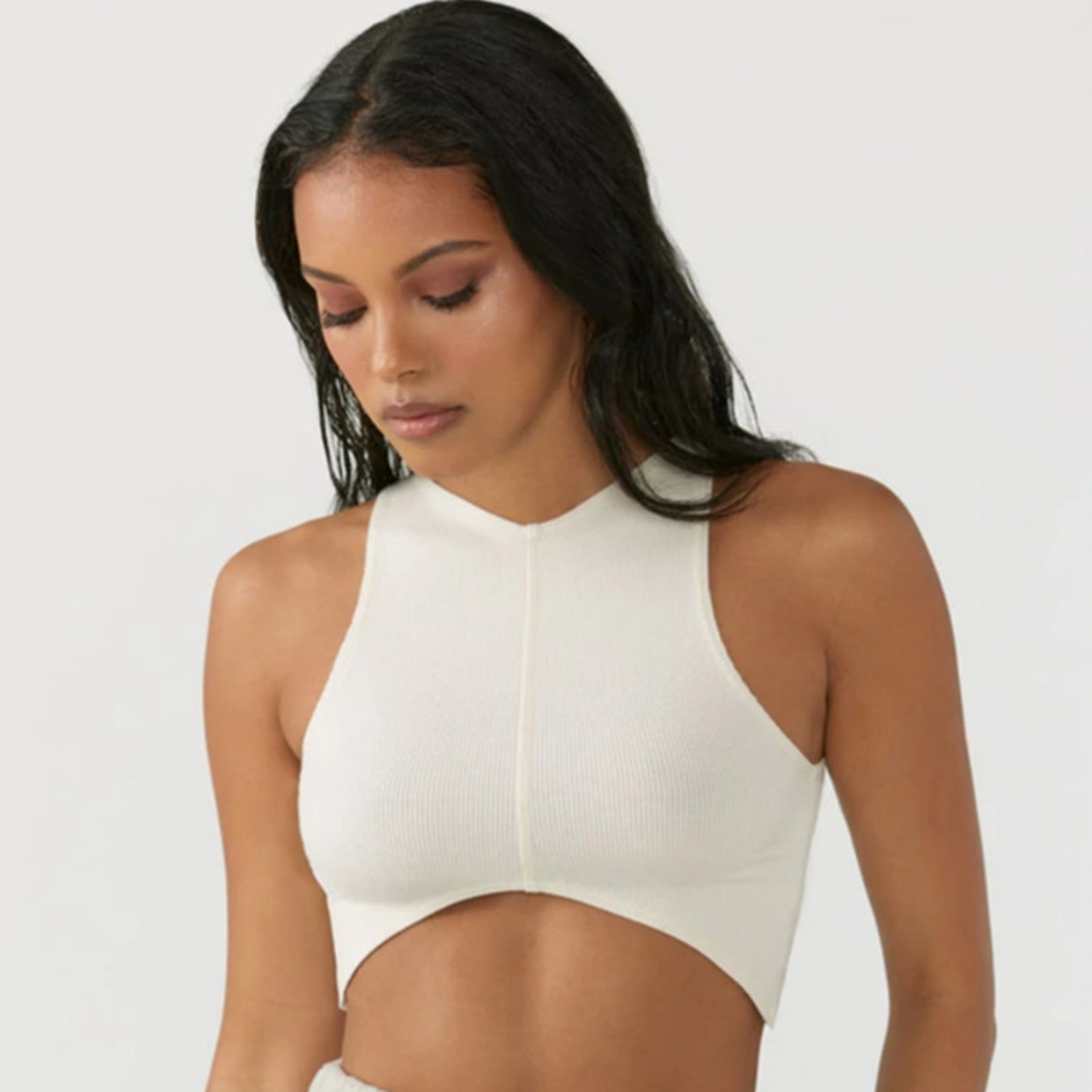Womens Shockproof Gym & Fitness Yoga Crop Top – Supportive Sports Vest – view 3