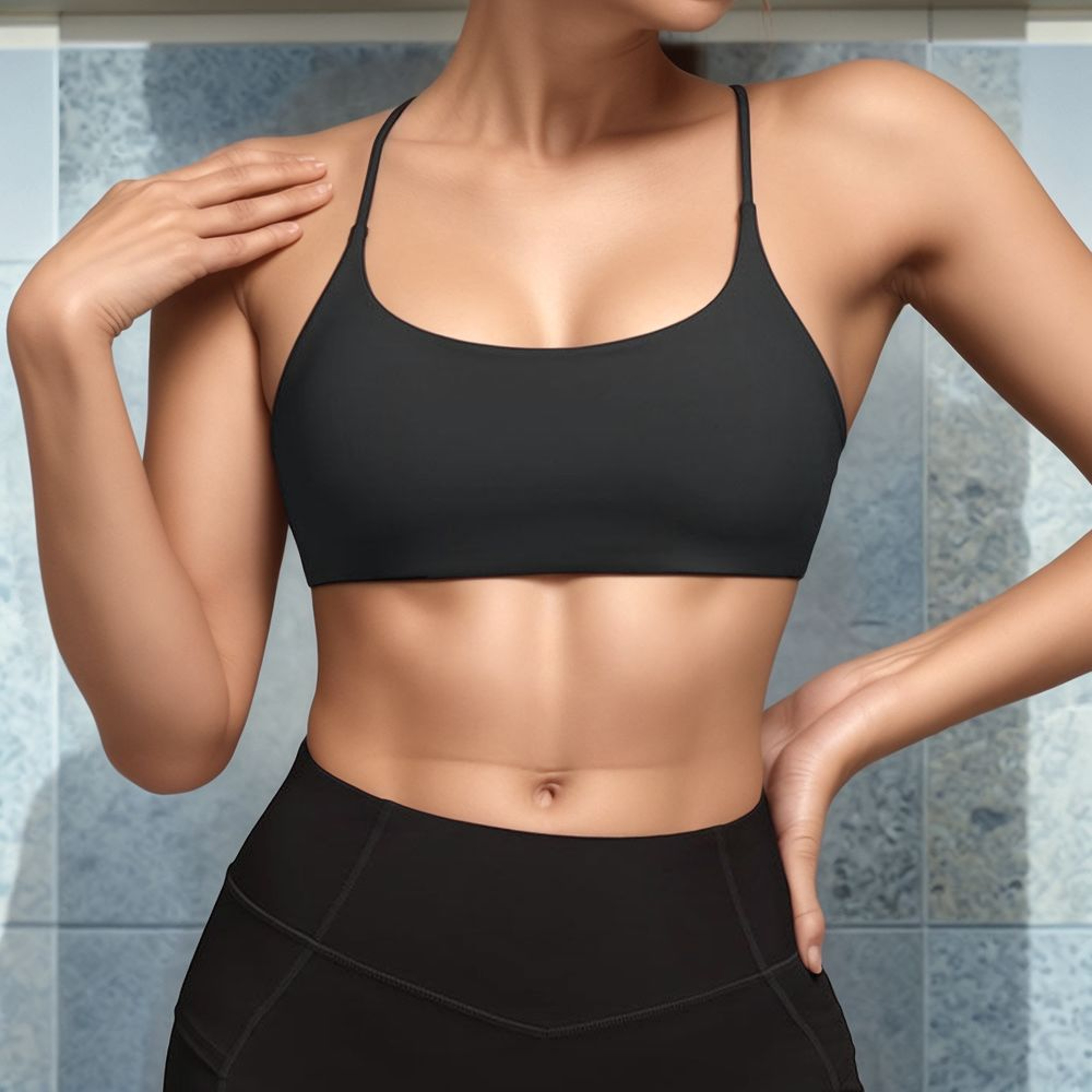 Womens Cross Back Sports Bra  Quick Dry Push Up Gym  Yoga Bra 2