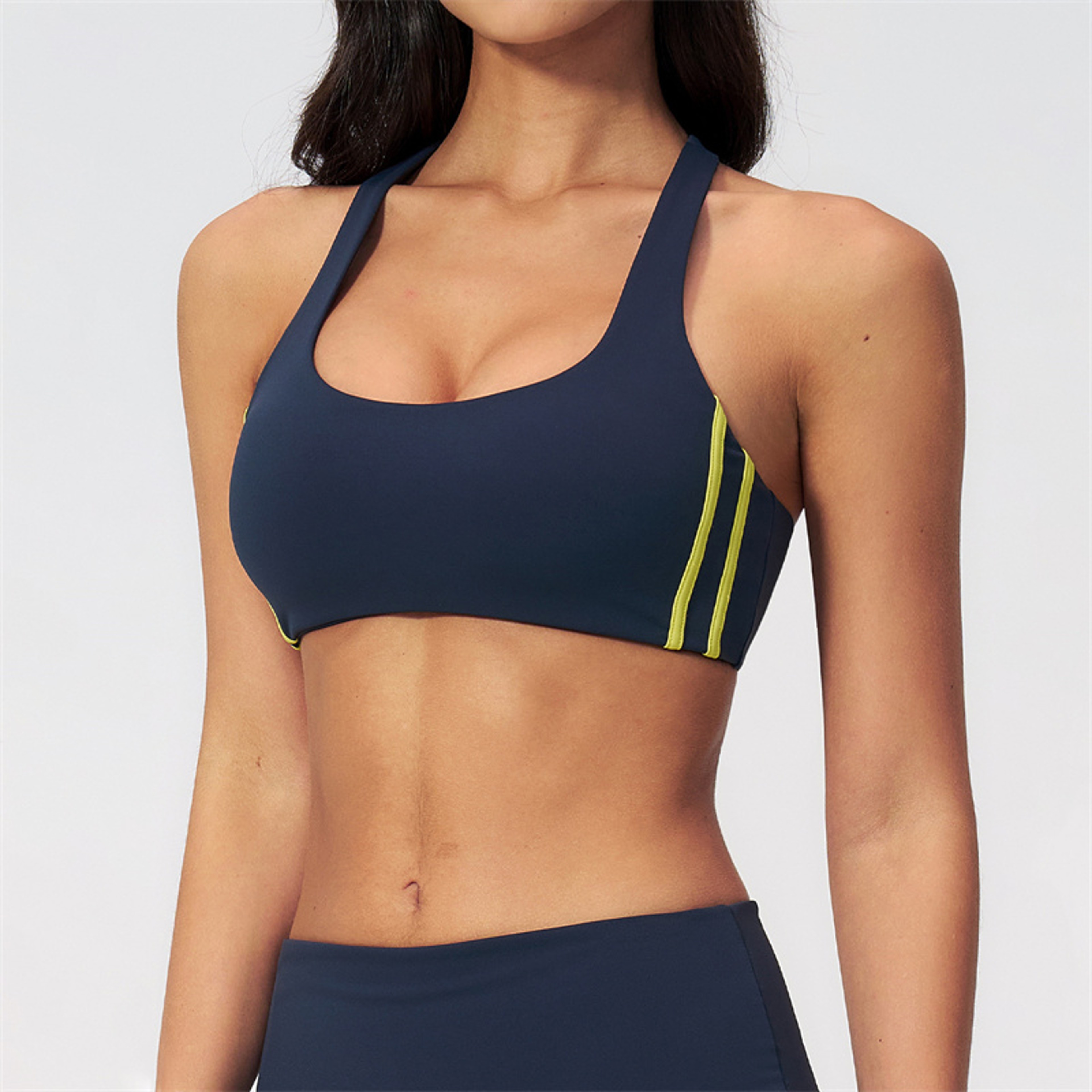 High Support Shockproof Workout Bra For Women  Yoga  Gym Sports Bra With Removable Pads 0