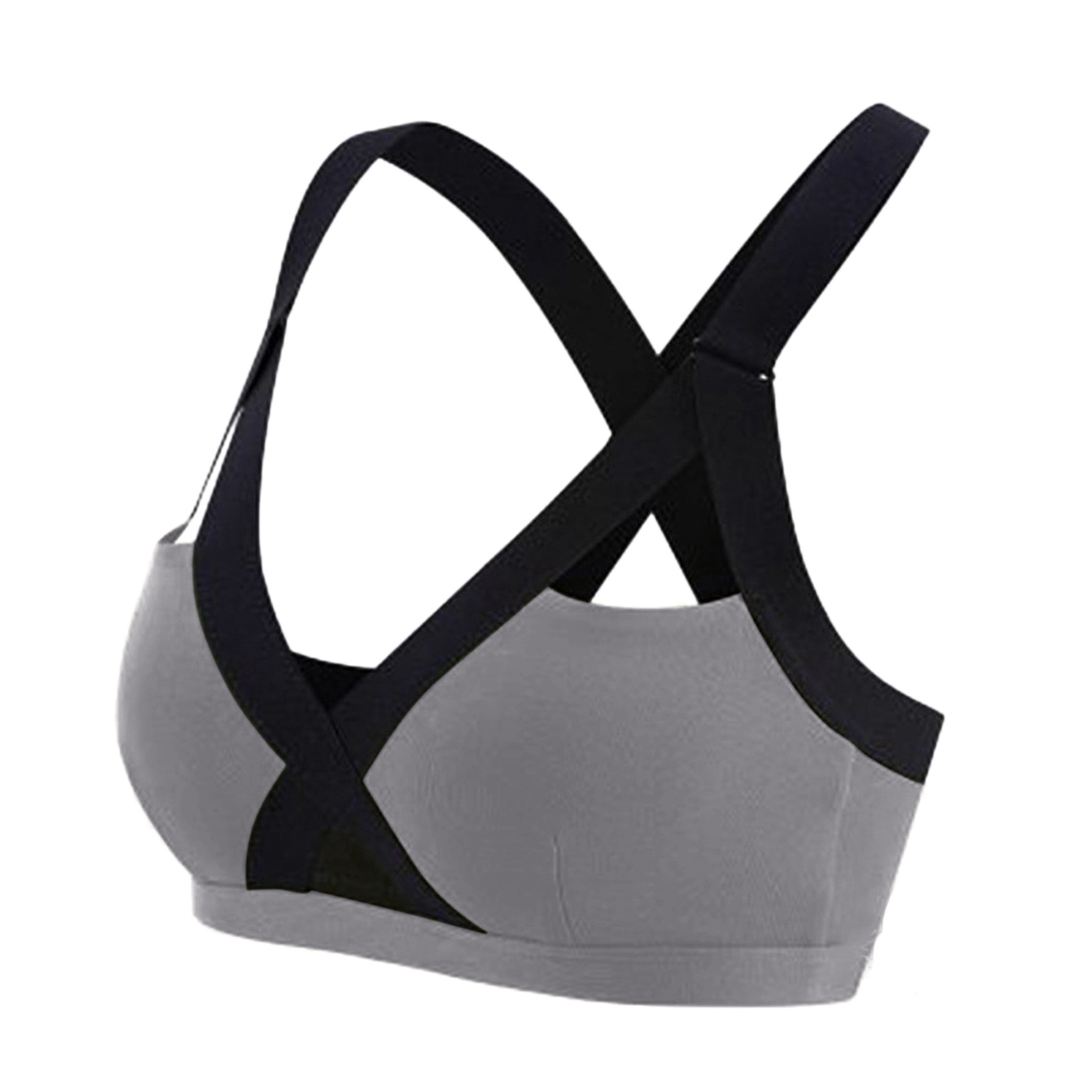 High Support Plus Size Sports Bra For Women  Adjustable Straps Wirefree Gym  Yoga Workout Bra 7