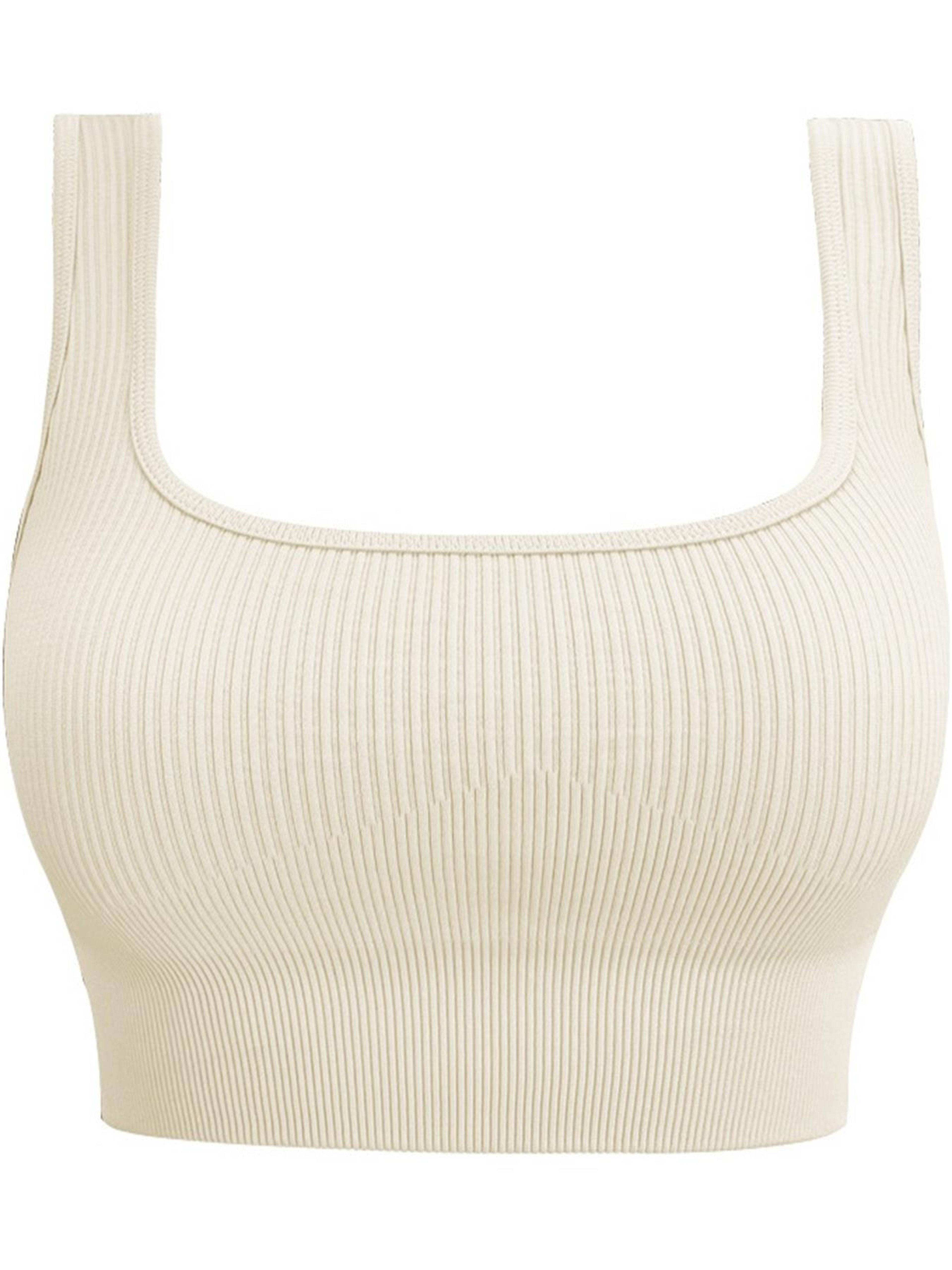 Seamless Yoga Sports Bra Top – Women Fitness Vest with Embedded Chest Pad Support – view 9