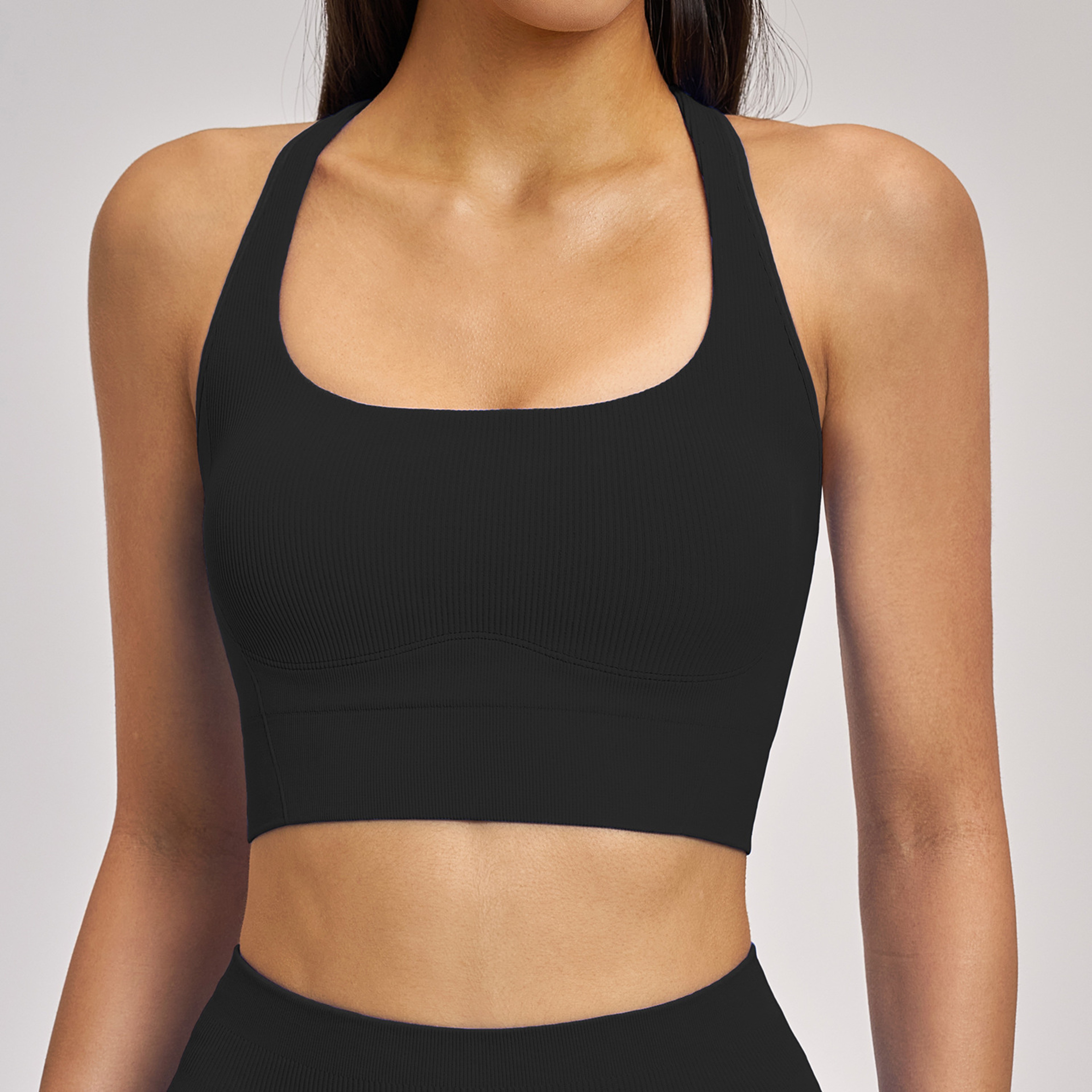 Premium Seamless Sports Bra For Women  Breathable Yoga  Workout Support 3