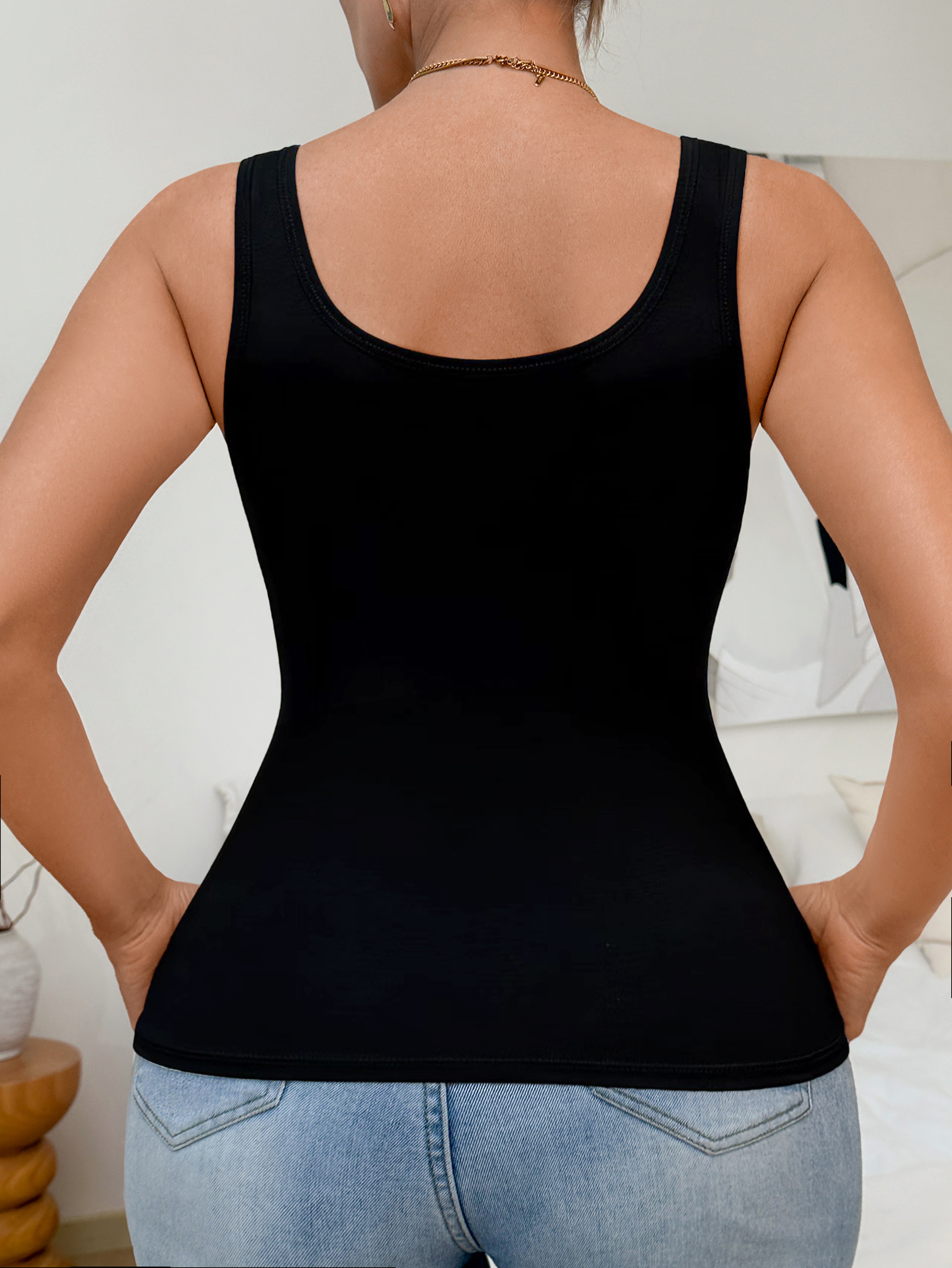 Ultimate Comfort Womens Breathable Padded Tank Top Camisole – view 2