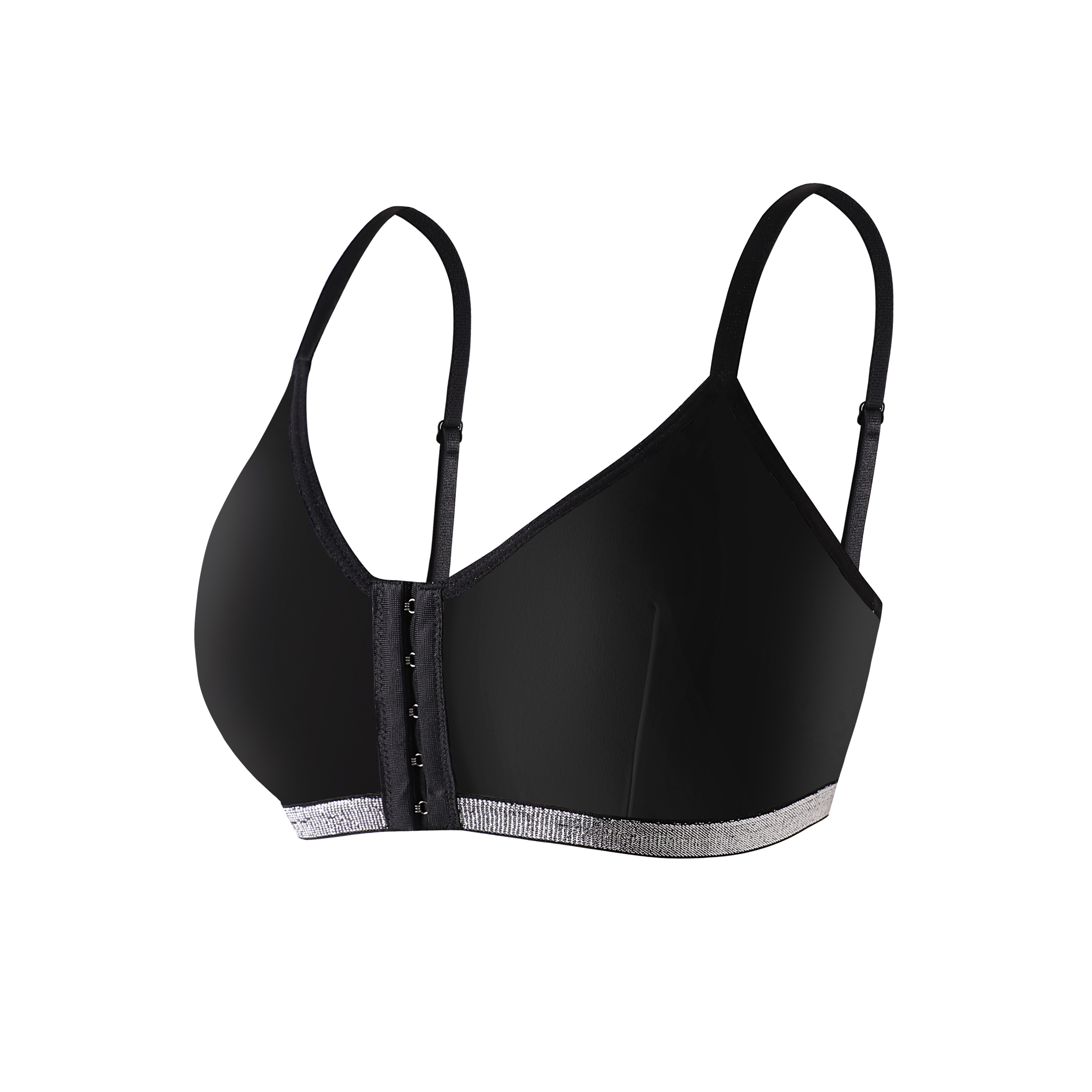 Cherry Print Wireless Front Closure Comfort Bralette For Women 5