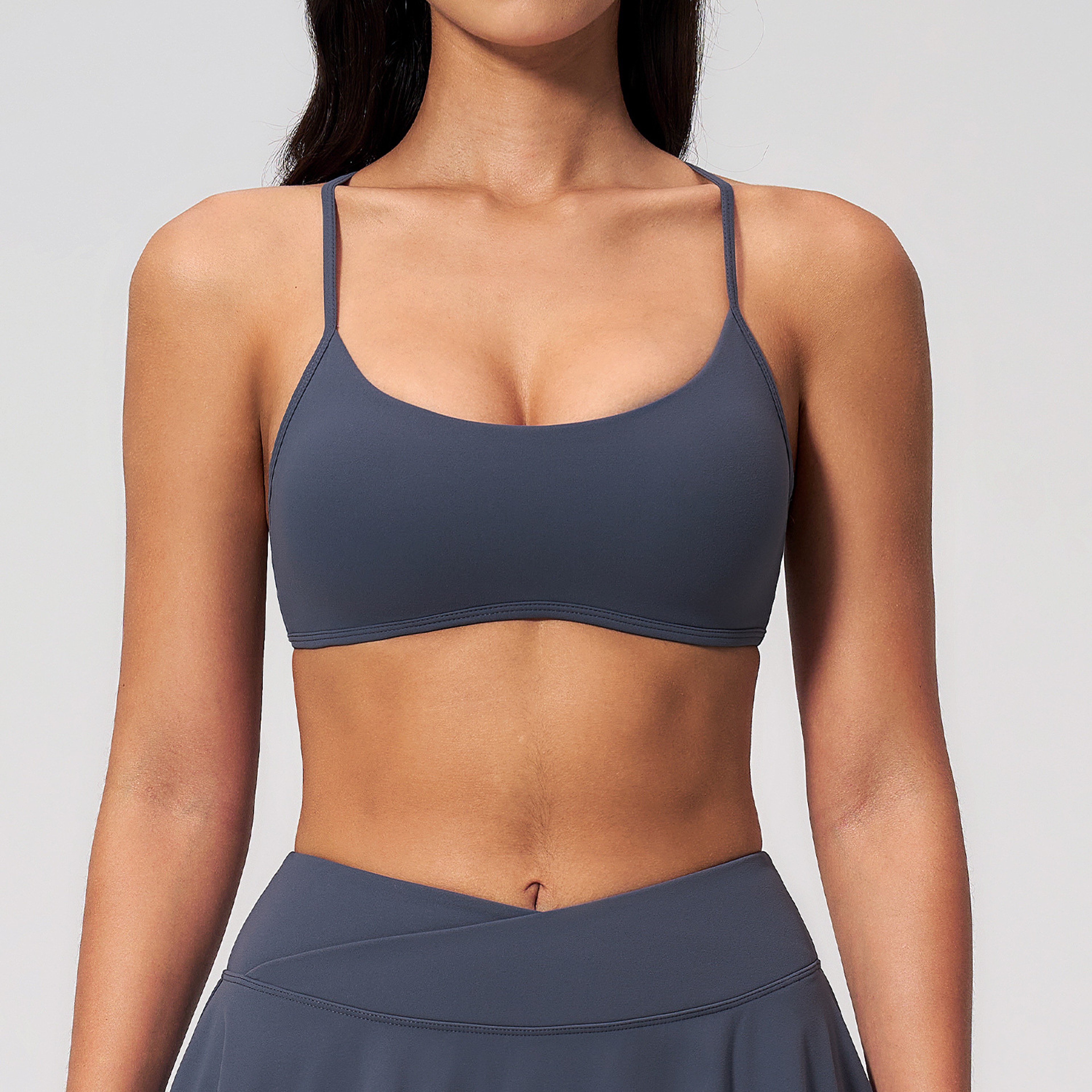 Women Corset Sports Bra Tank Breathable Push Up Gym Crop Top – view 4