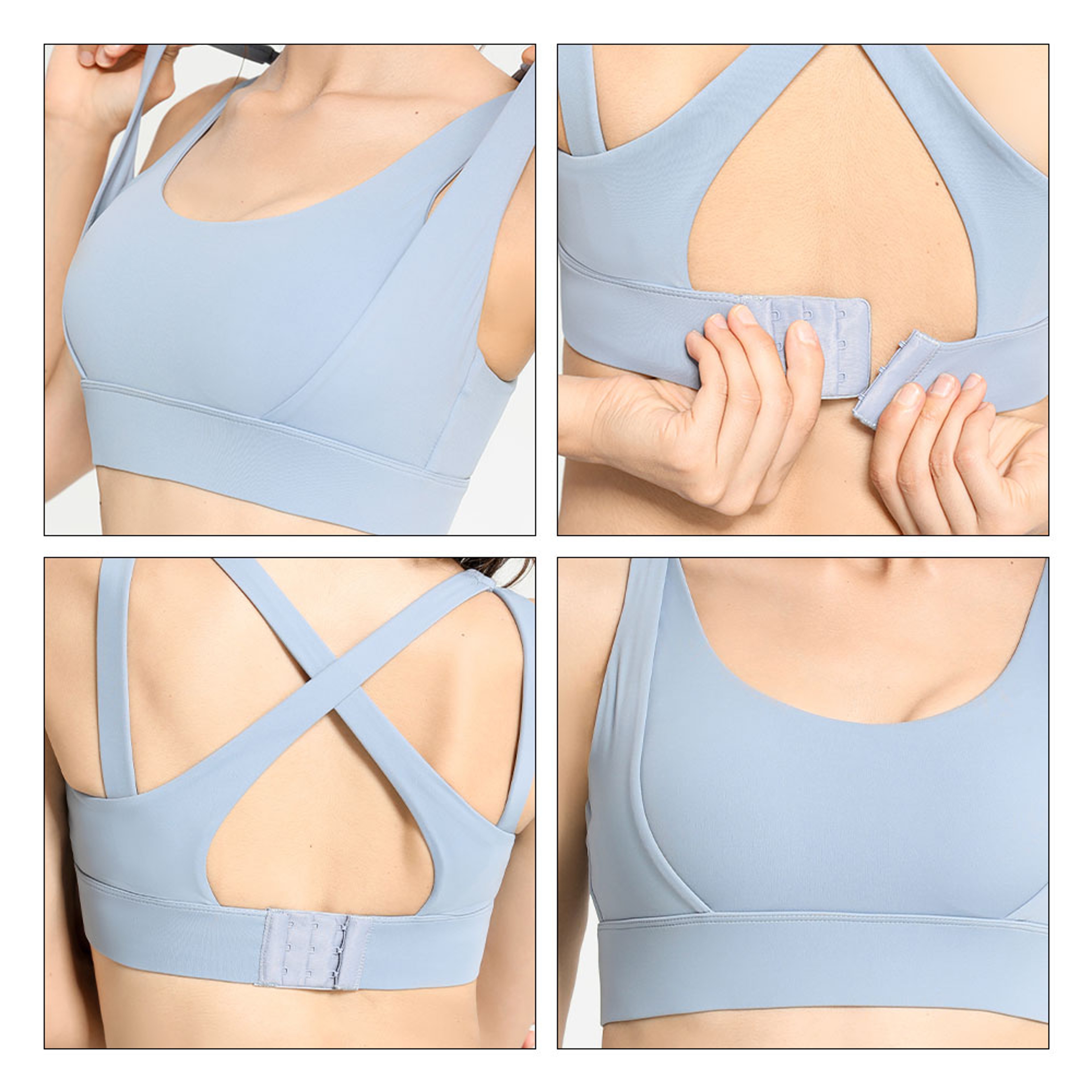 Padded Sports Bra Tank Top For Yoga Gym And Running 0