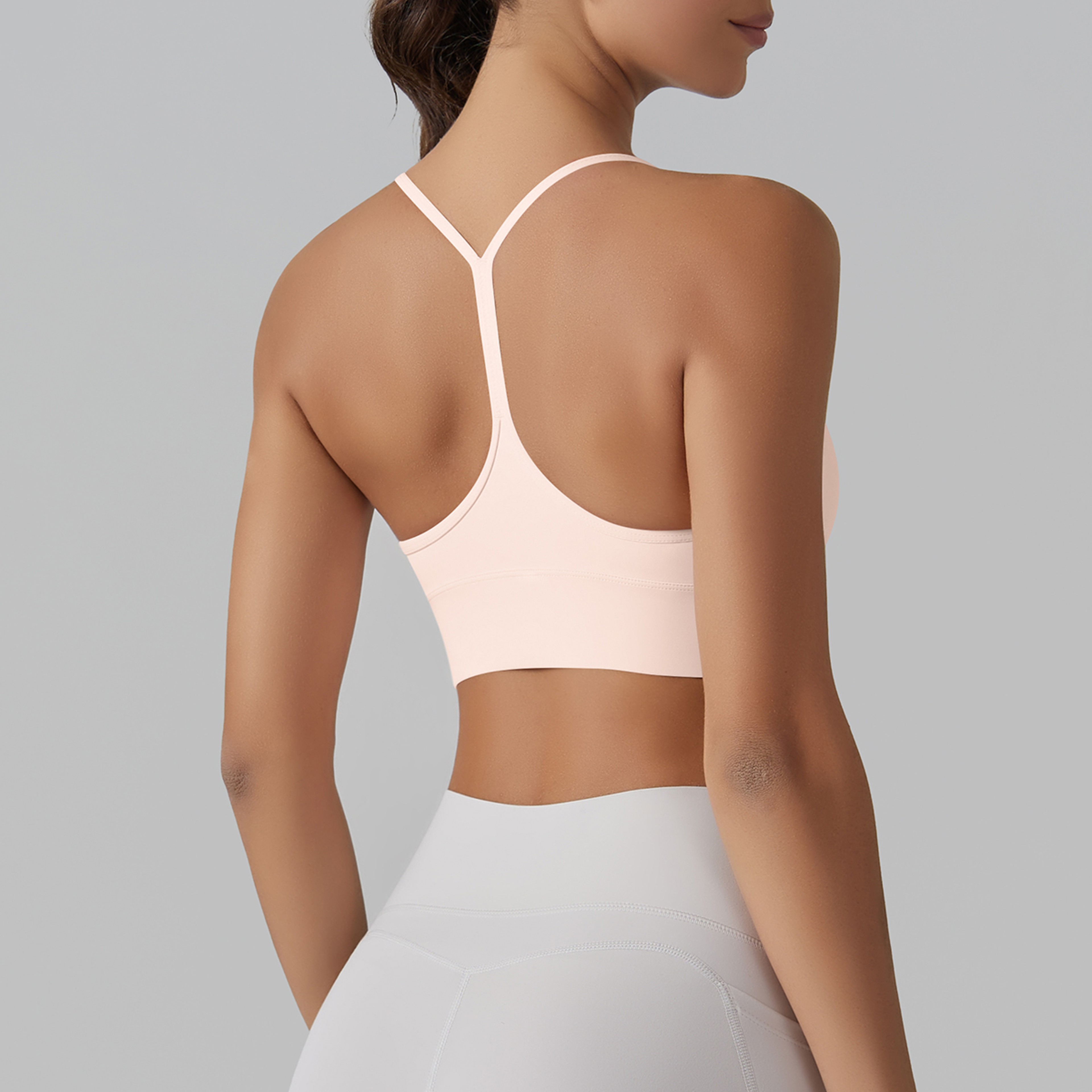 Y Back Push Up Sports Bra for Women Yoga Gym Crop Top – view 9