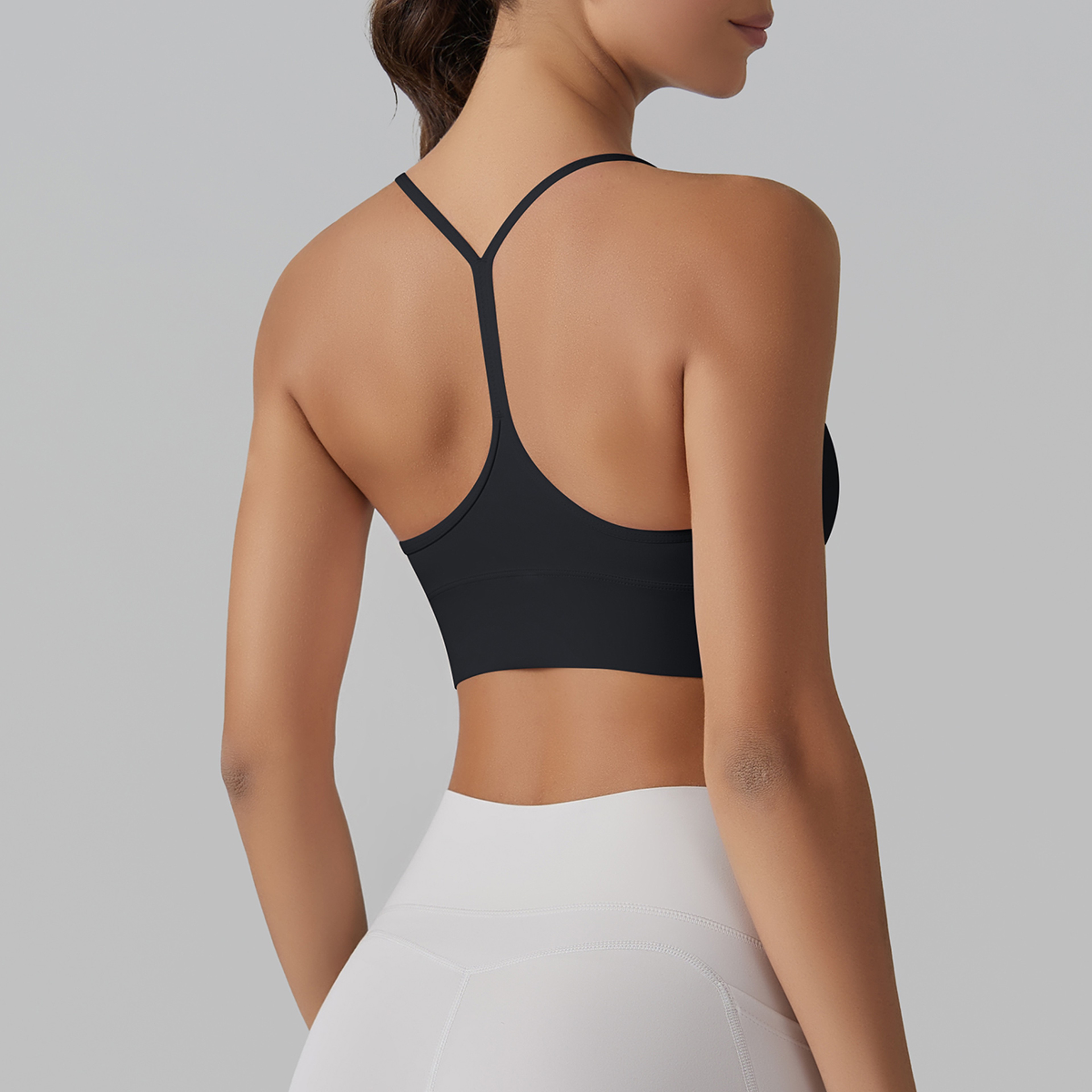 Y Back Push Up Sports Bra for Women Yoga Gym Crop Top – view 11