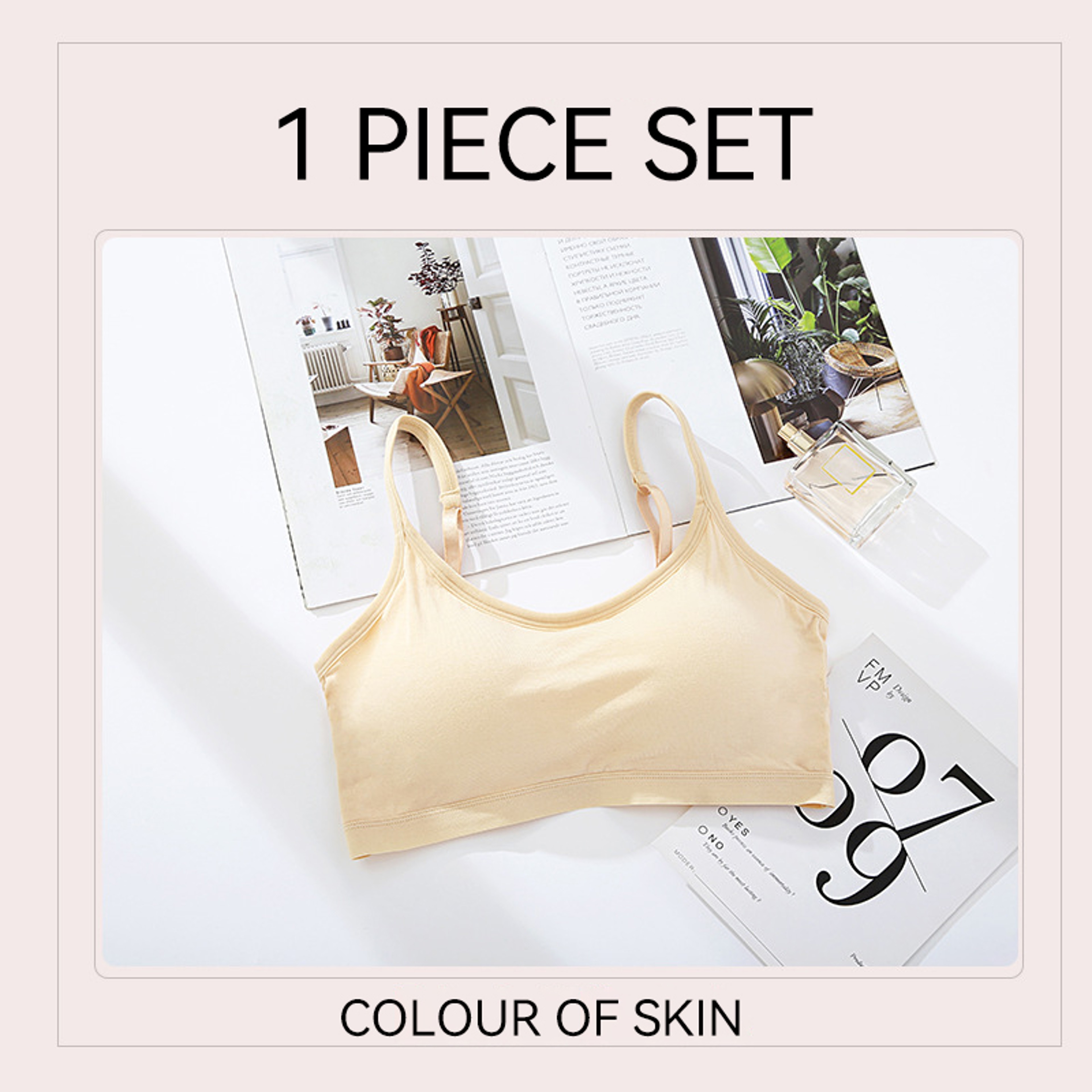 Womens Seamless Bralette Wireless Wire Free Comfort Bra – view 8