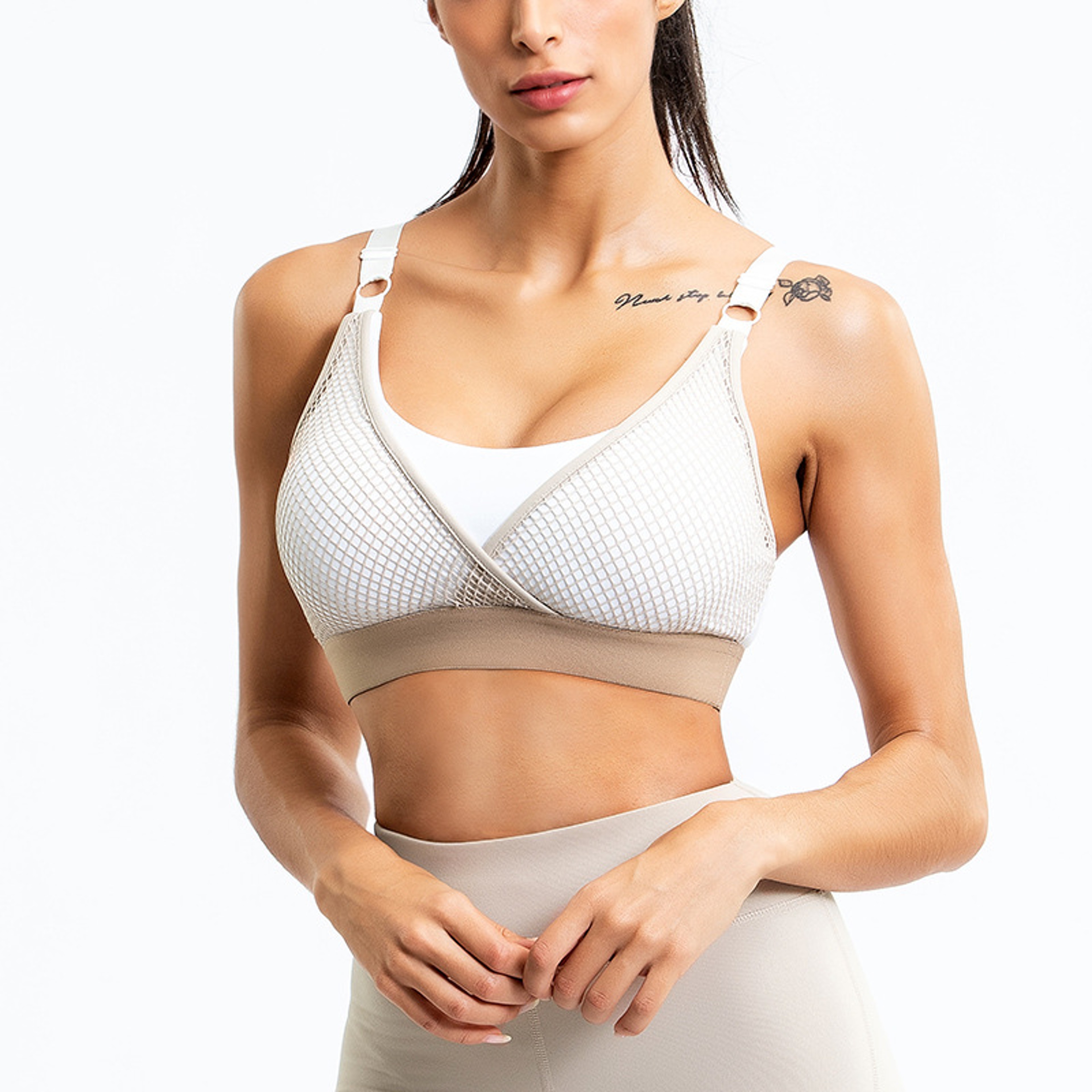 Front Zip High Support Shock Absorbing Sports Bra for Women – view 5