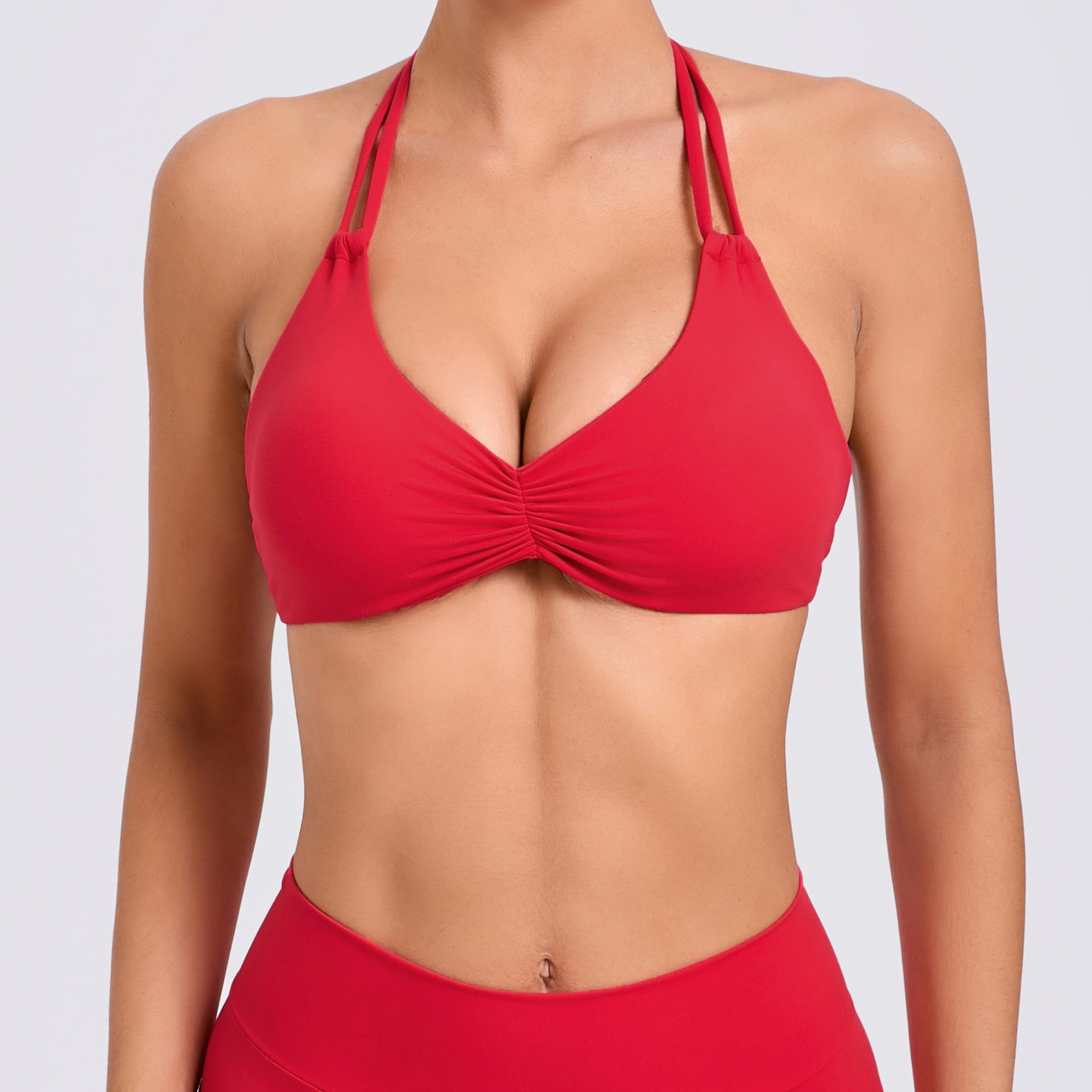 Adjustable Backless Yoga Sports Bra Quick Dry Fitness Crop Top – view 10