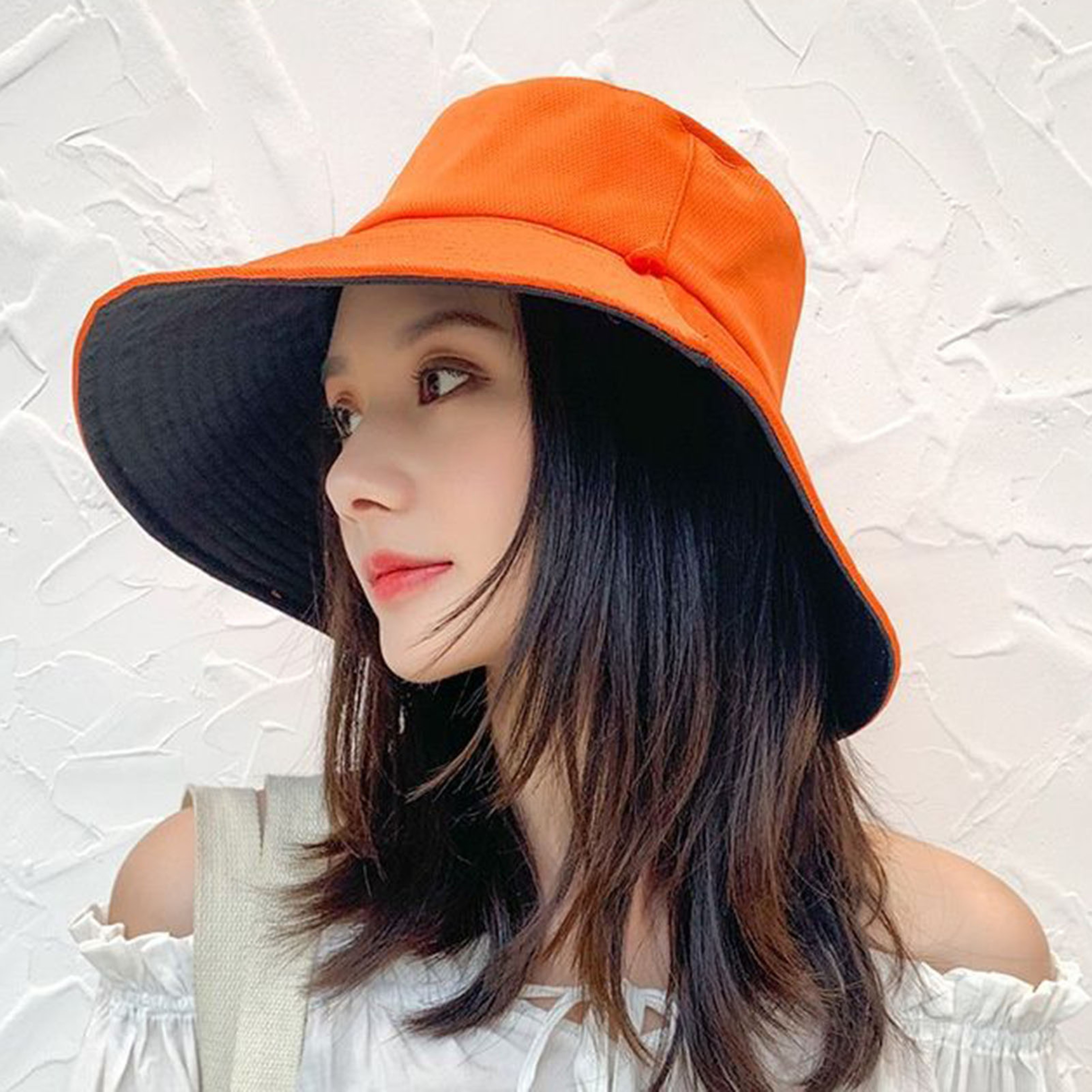 Korean Anti UV Foldable Bucket Hat For Beach And Summer Travel 5