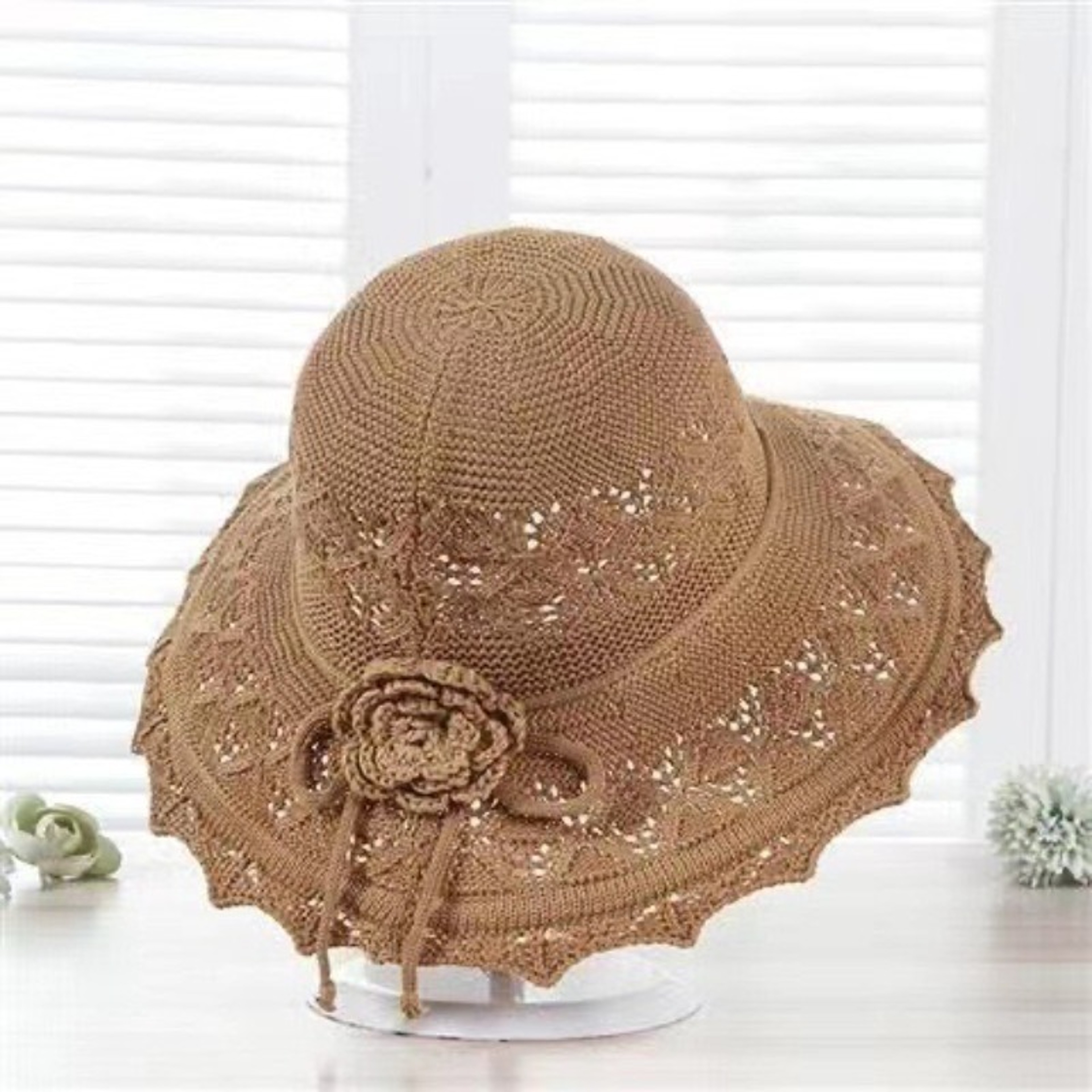 Foldable Wide Brim Womens Straw Sun Hat For Beach And Summer Travel 6