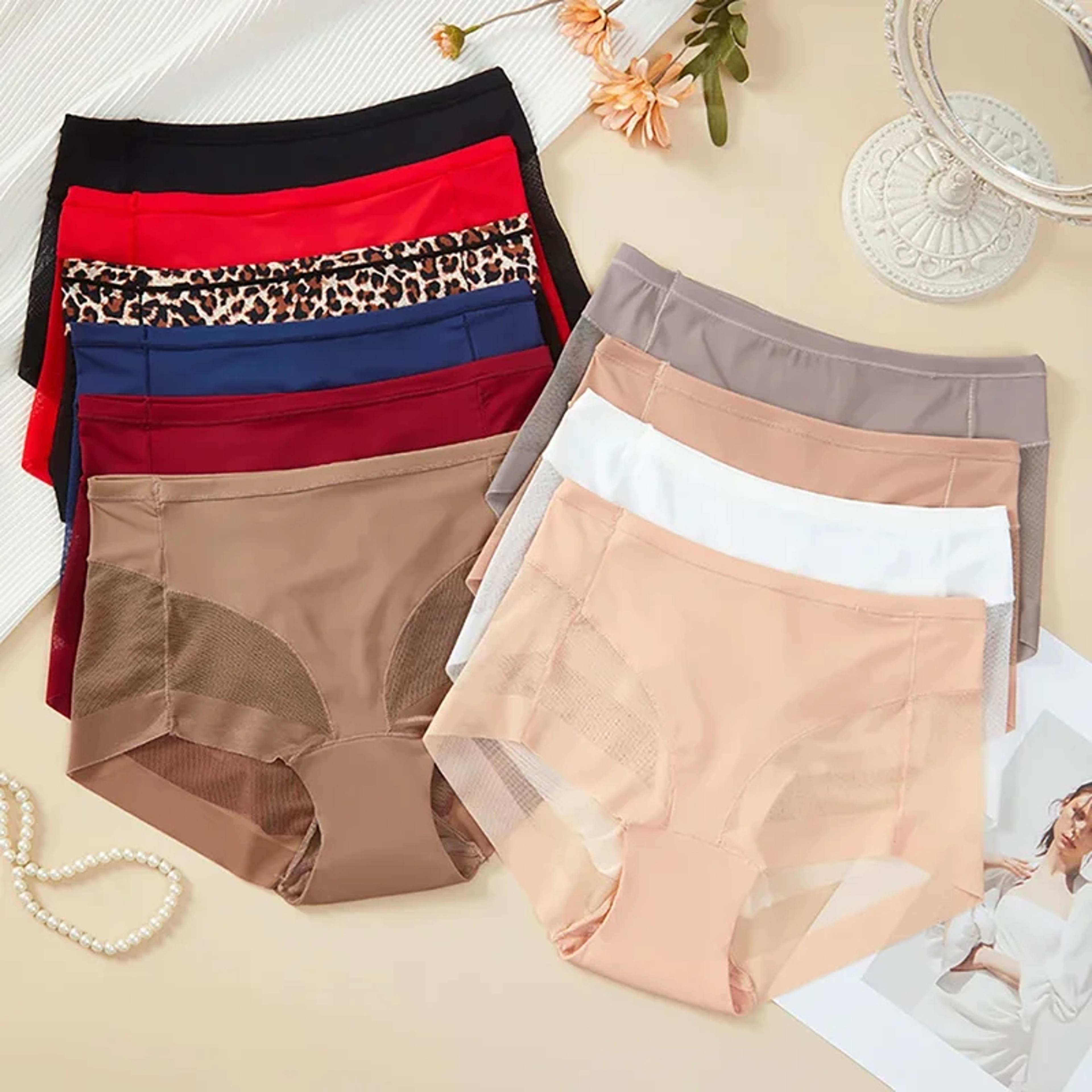 High Waist Tummy Control Shapewear Panties For Women Butt Lifting Slimming Briefs 4