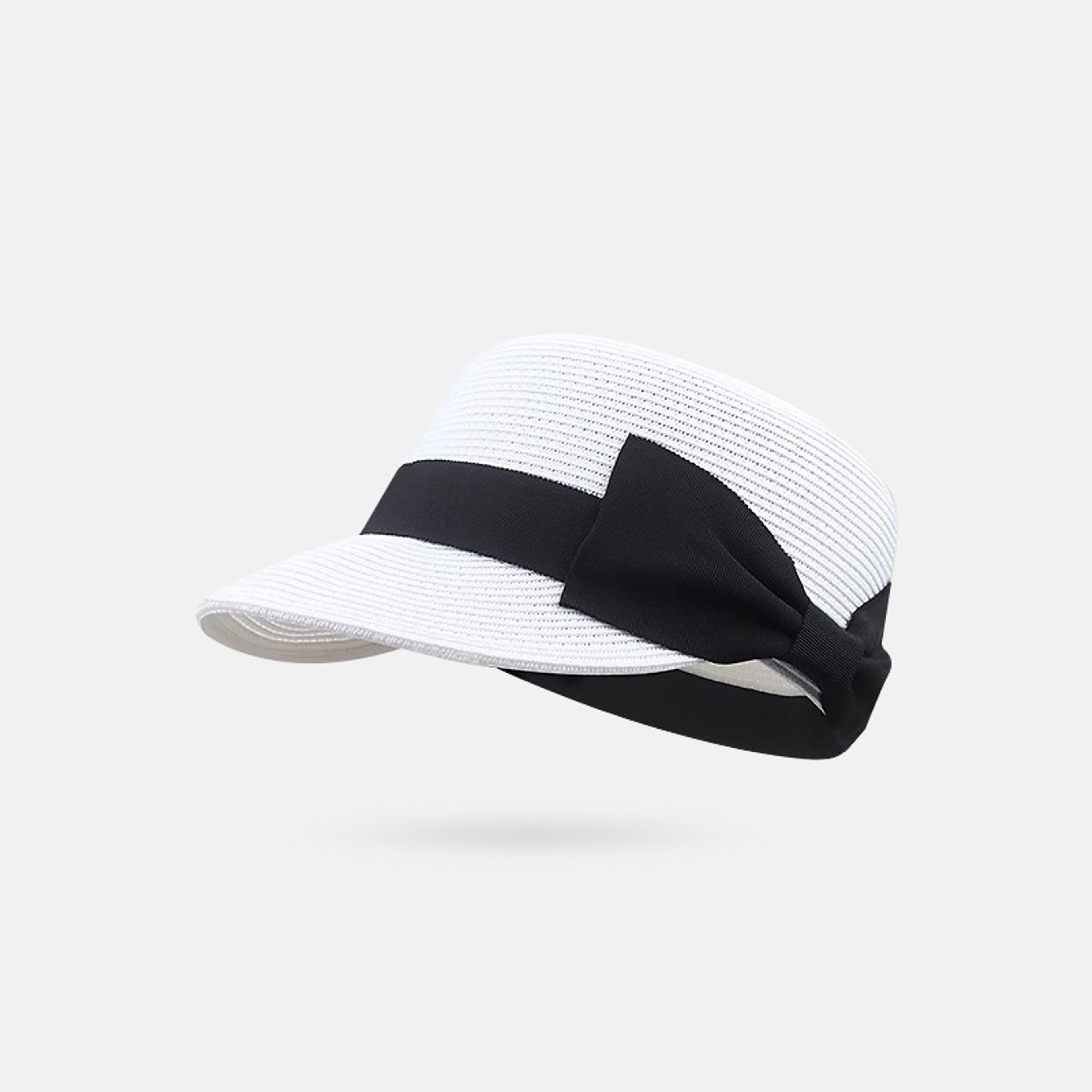 Bow Woven Duckbill Straw Sun Hat For Women 4