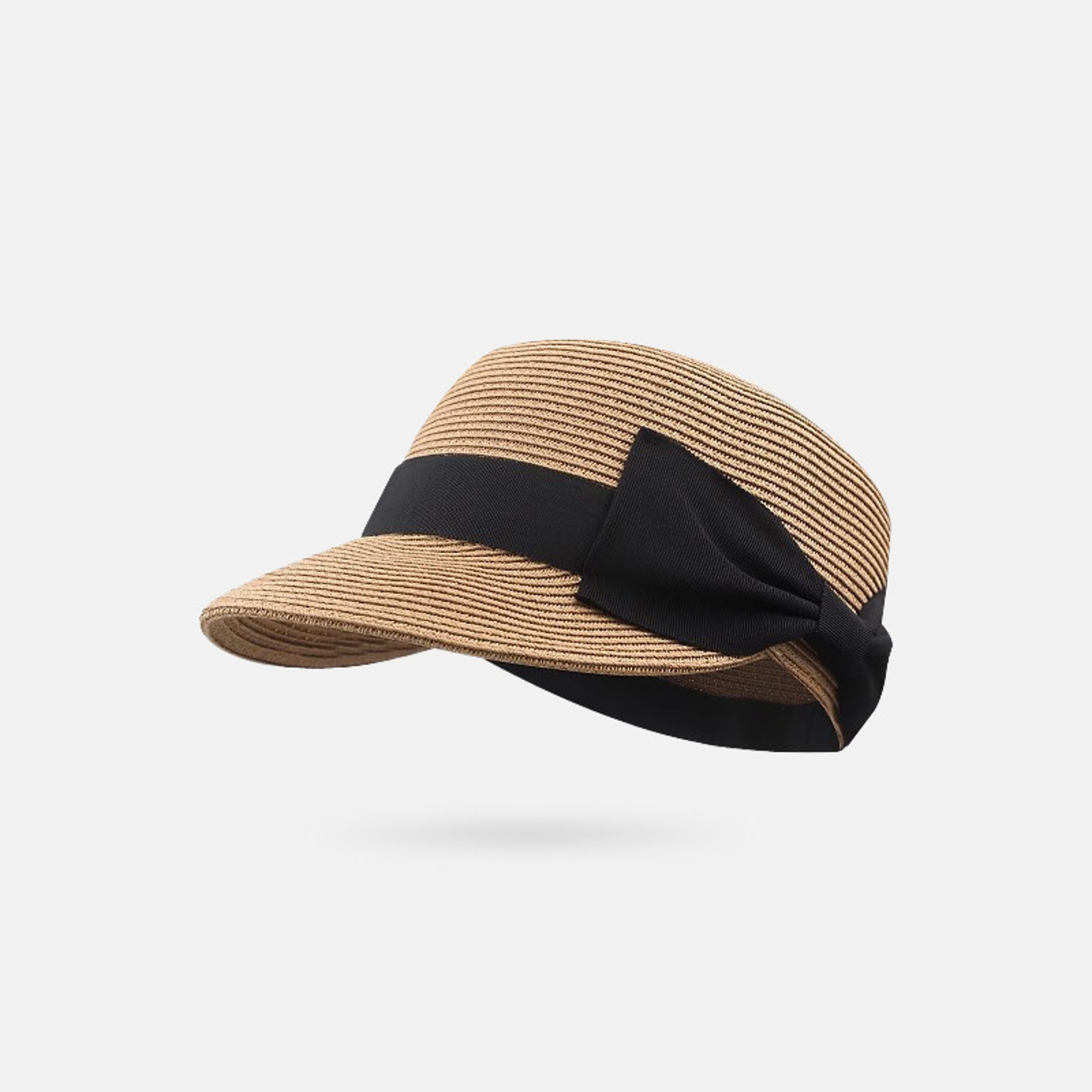 Bow Woven Duckbill Straw Sun Hat For Women 5
