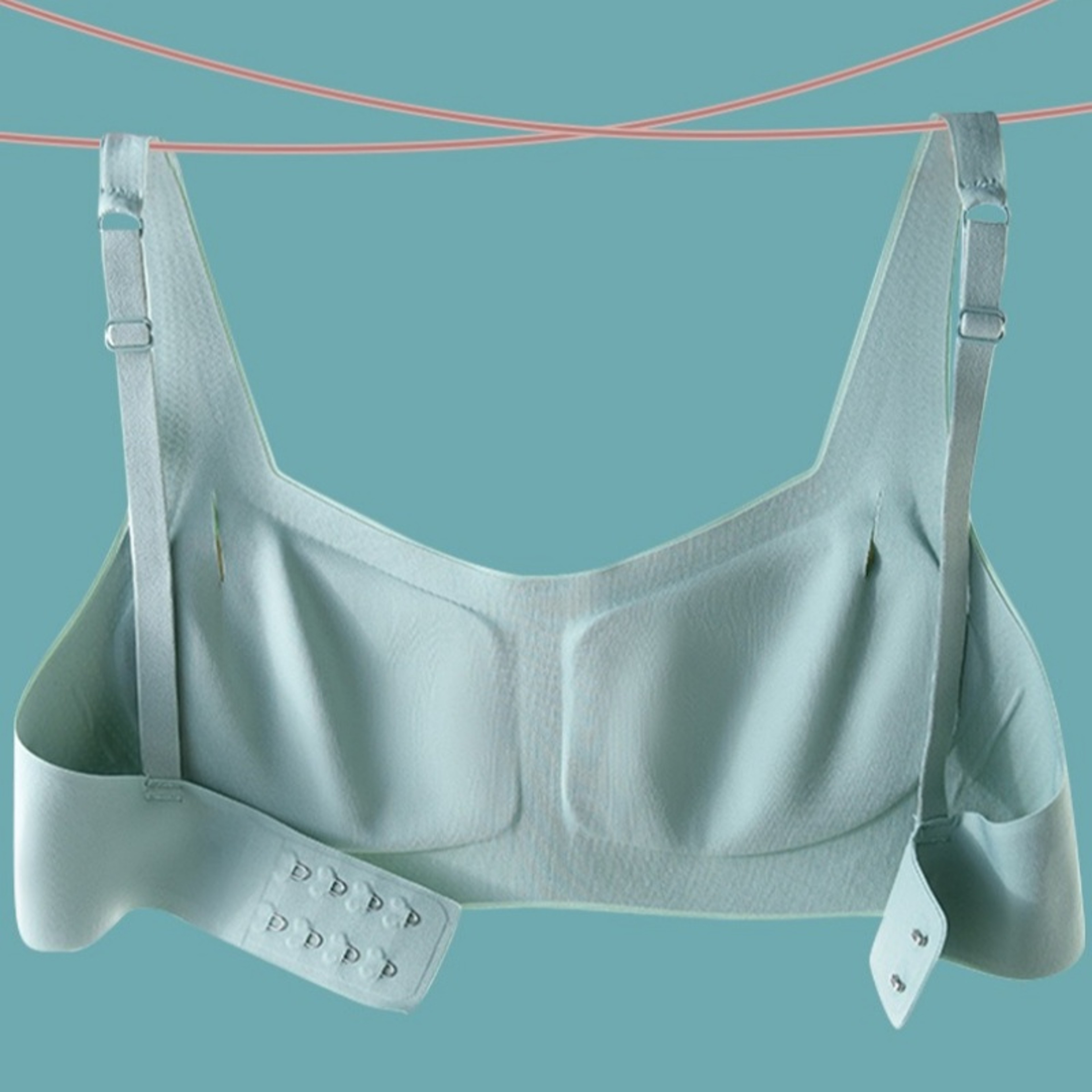 Wireless Push Up Seamless Bra Top for Invisible Everyday Lift – view 6
