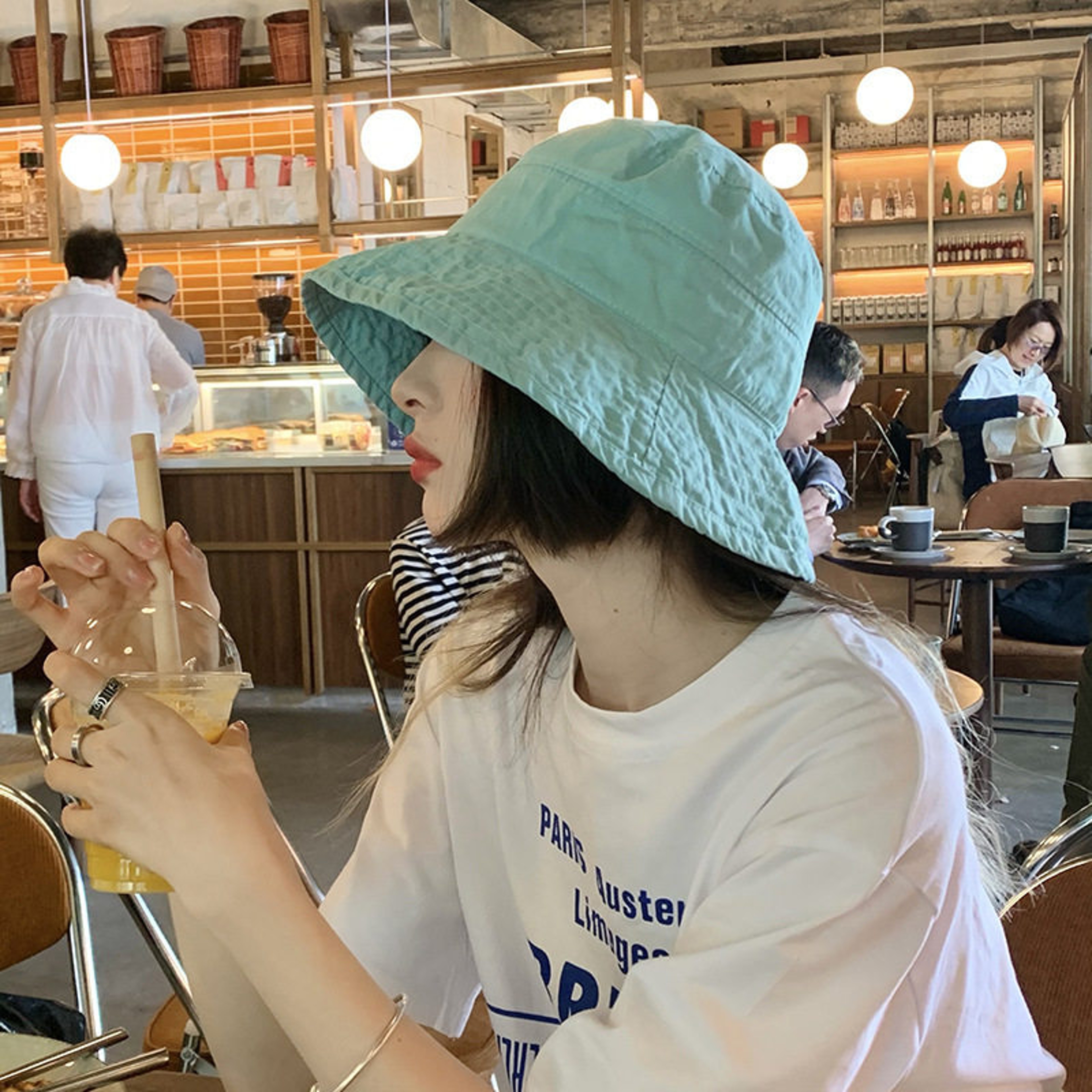 Quick Dry Womens Bucket Hat Sun Protection Breathable Fisherman Hat For Travel 4