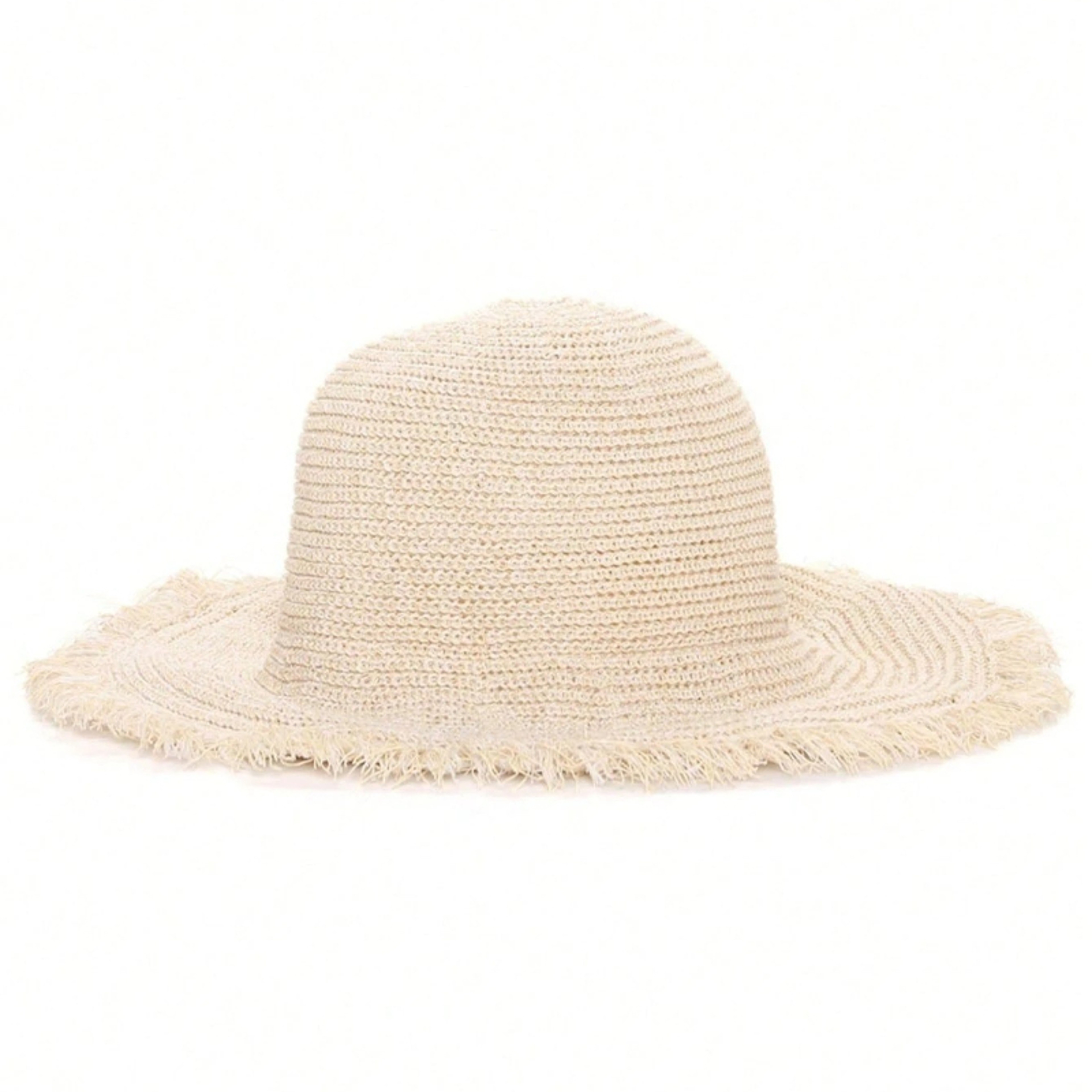 Boho Straw Beach Hat Wide Brim Sun Protection Womens Summer Sun Hat For Beach Travel 4