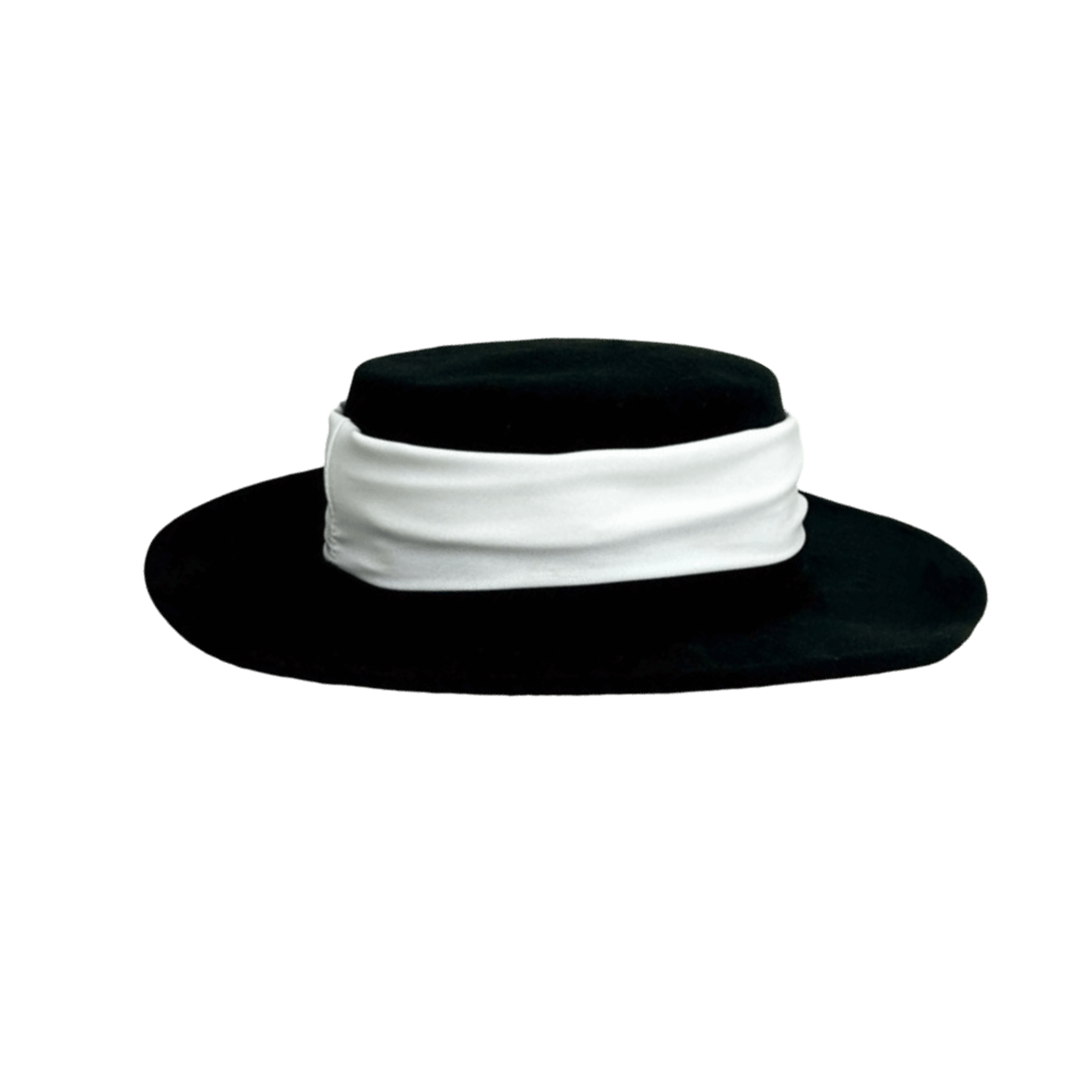 Elegant Flat Top Felt Fedora Hat With Wide Brim For Women 5
