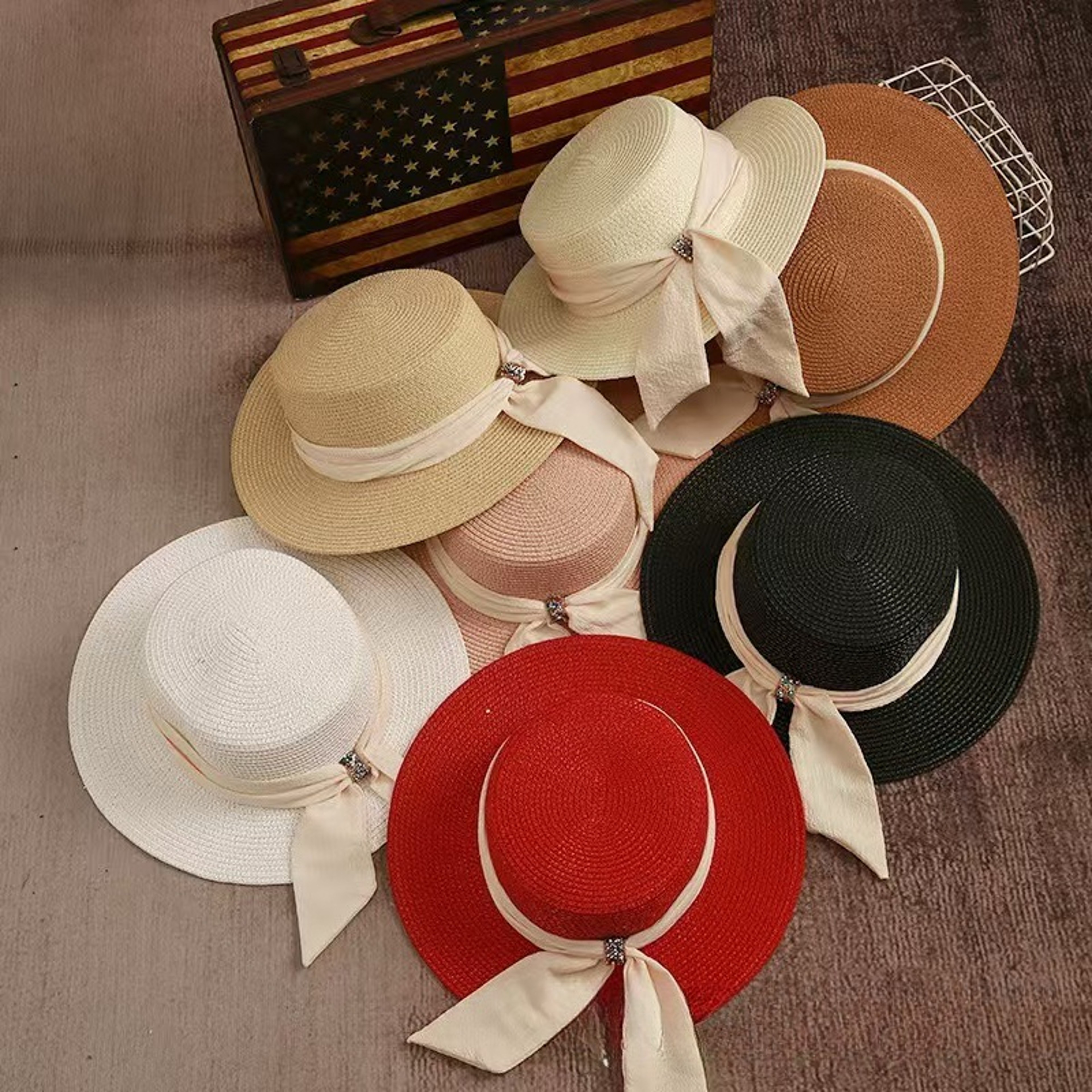 SereneSummer Wide Brim Straw Sun Hat – Foldable Packable Beach Summer Hat for Women – view 2