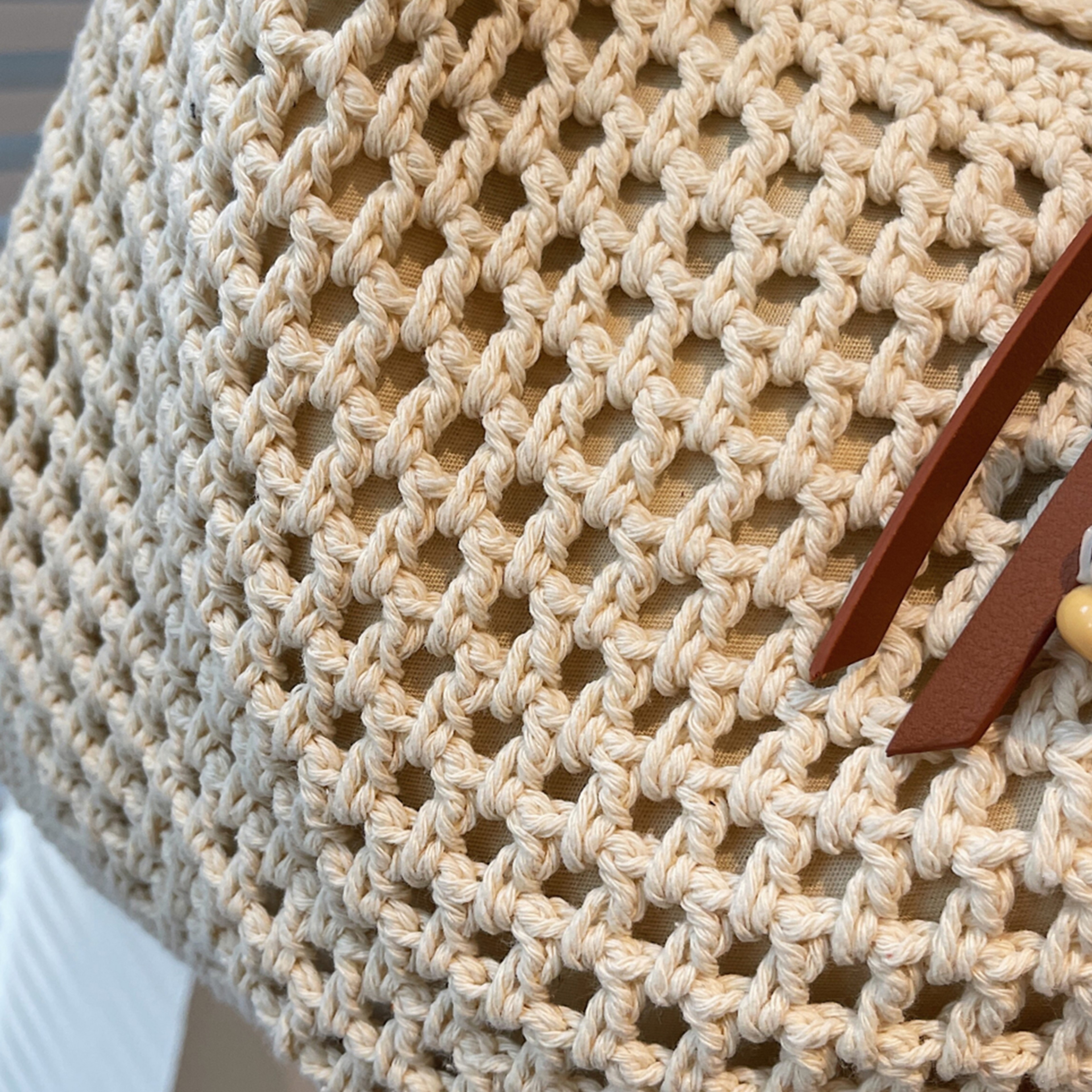 Handwoven Summer Straw Tote Bag - Large Capacity Beach Shoulder Purse for Women Travel and Work – view 5