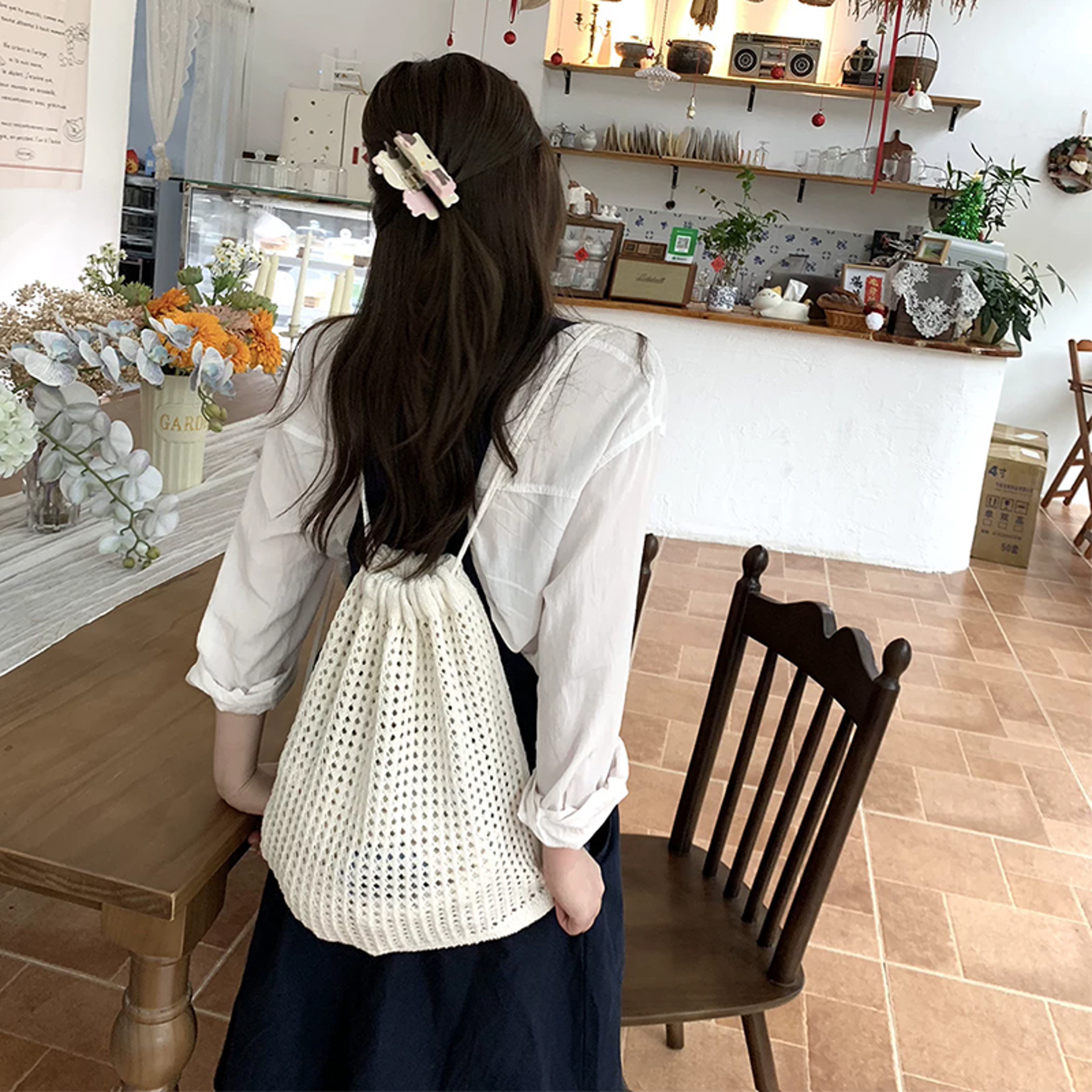 Bohemian Crochet Shoulder Bag – view 5