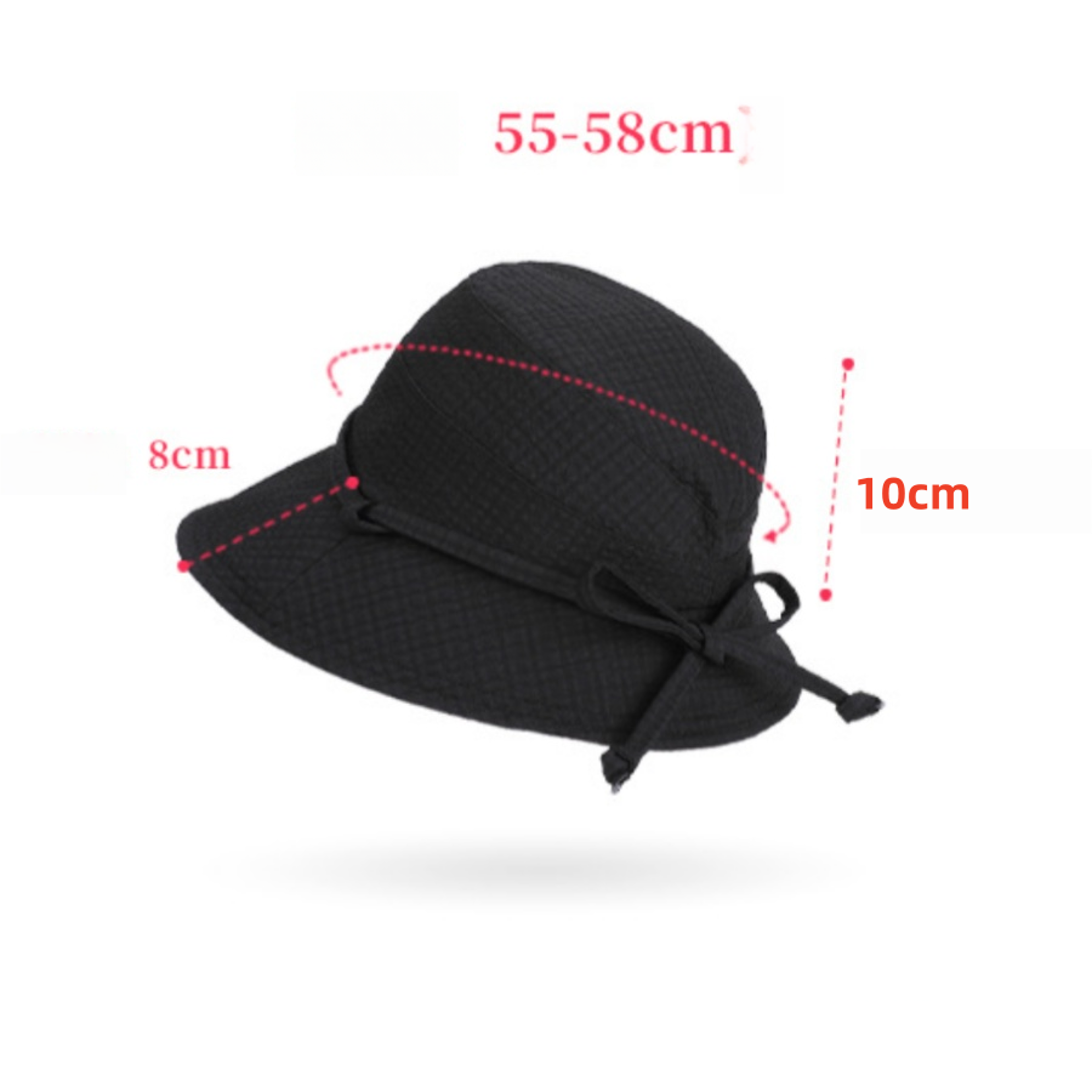 Japanese Minimalist Sunshade Bucket Hat UV Protection Summer Cap – view 5