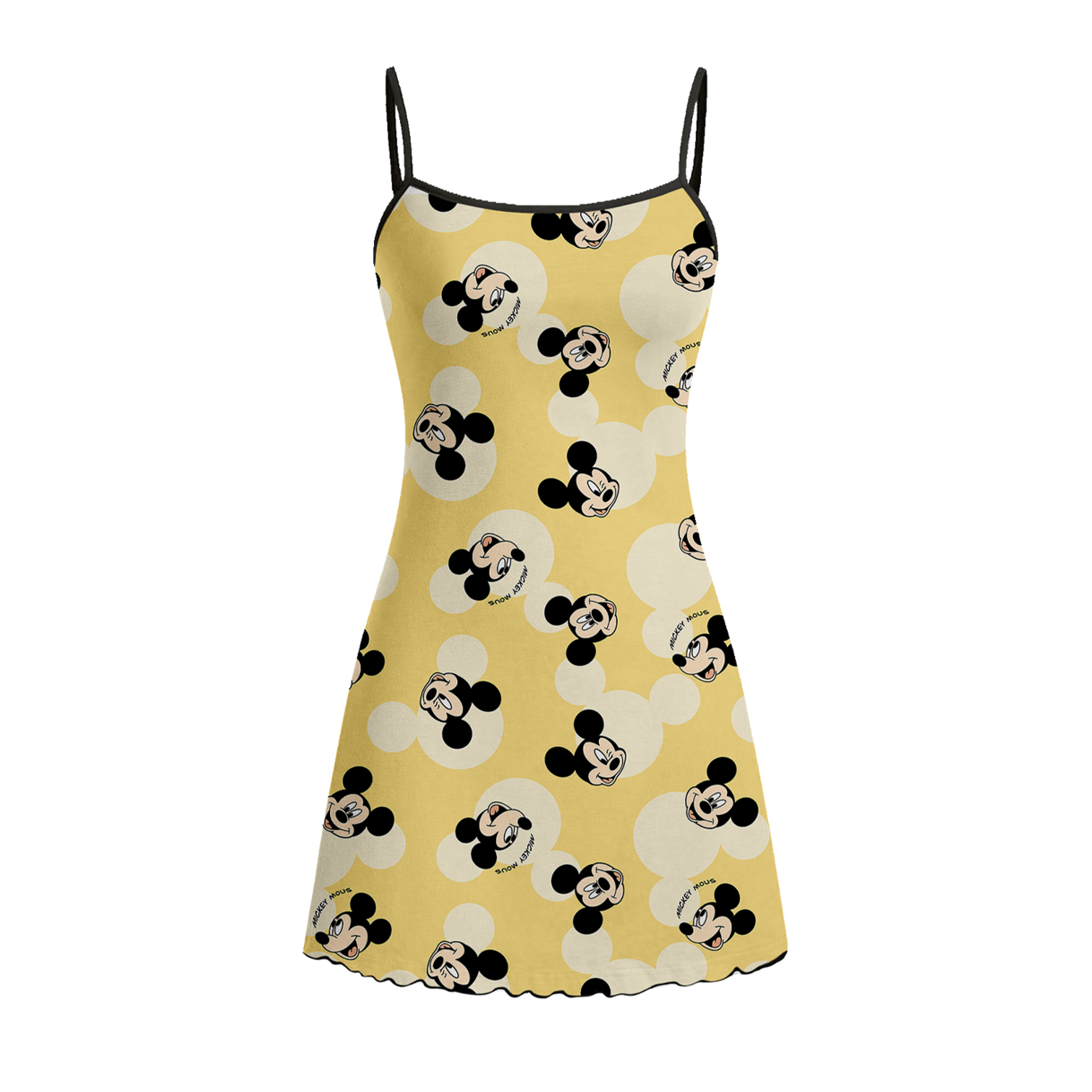 Disney Women Cute Cartoon Nightgown Soft Strappy Loungewear Dress – view 7