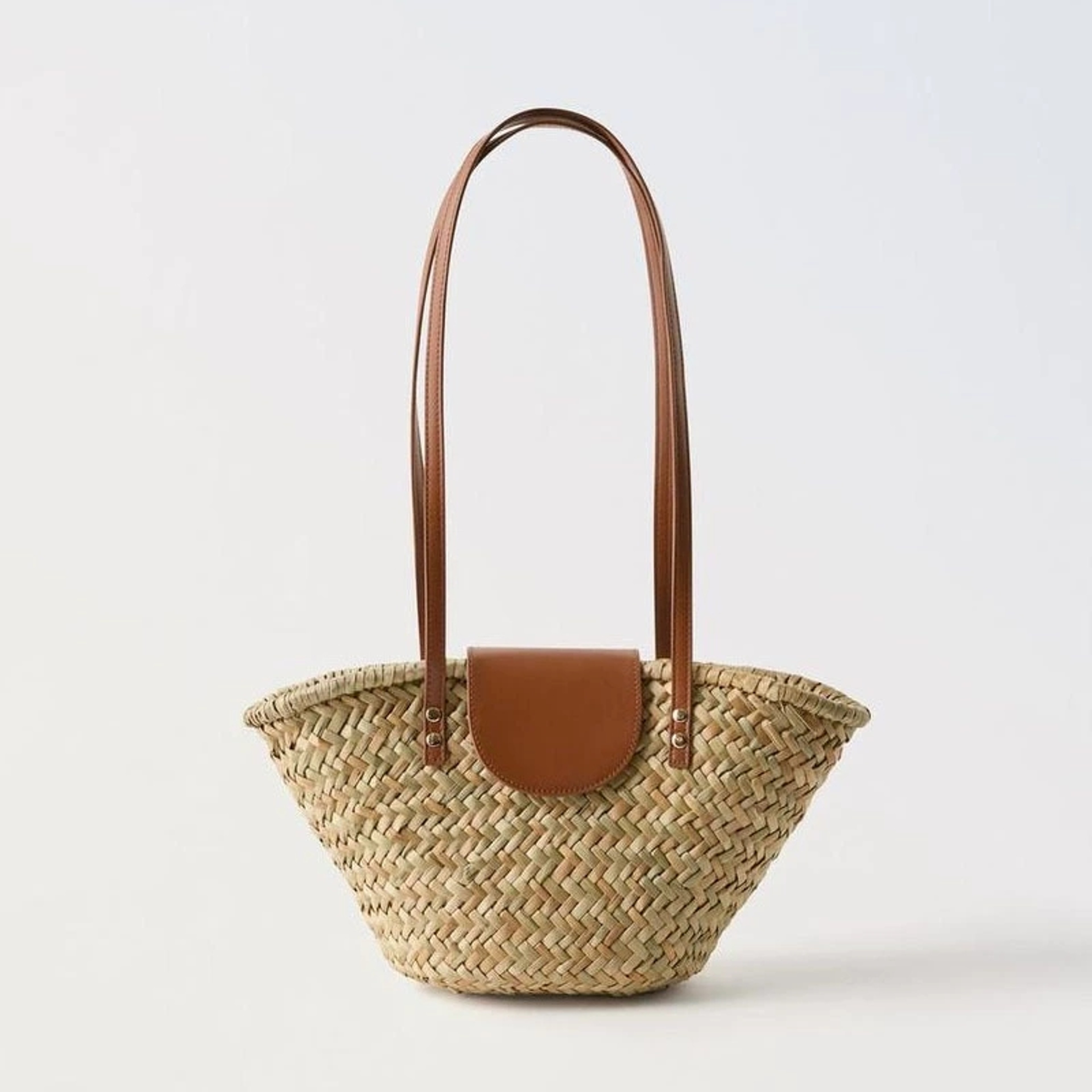 Hylhexyr Large Rattan Woven Shoulder Bag & Summer Beach Tote – view 1