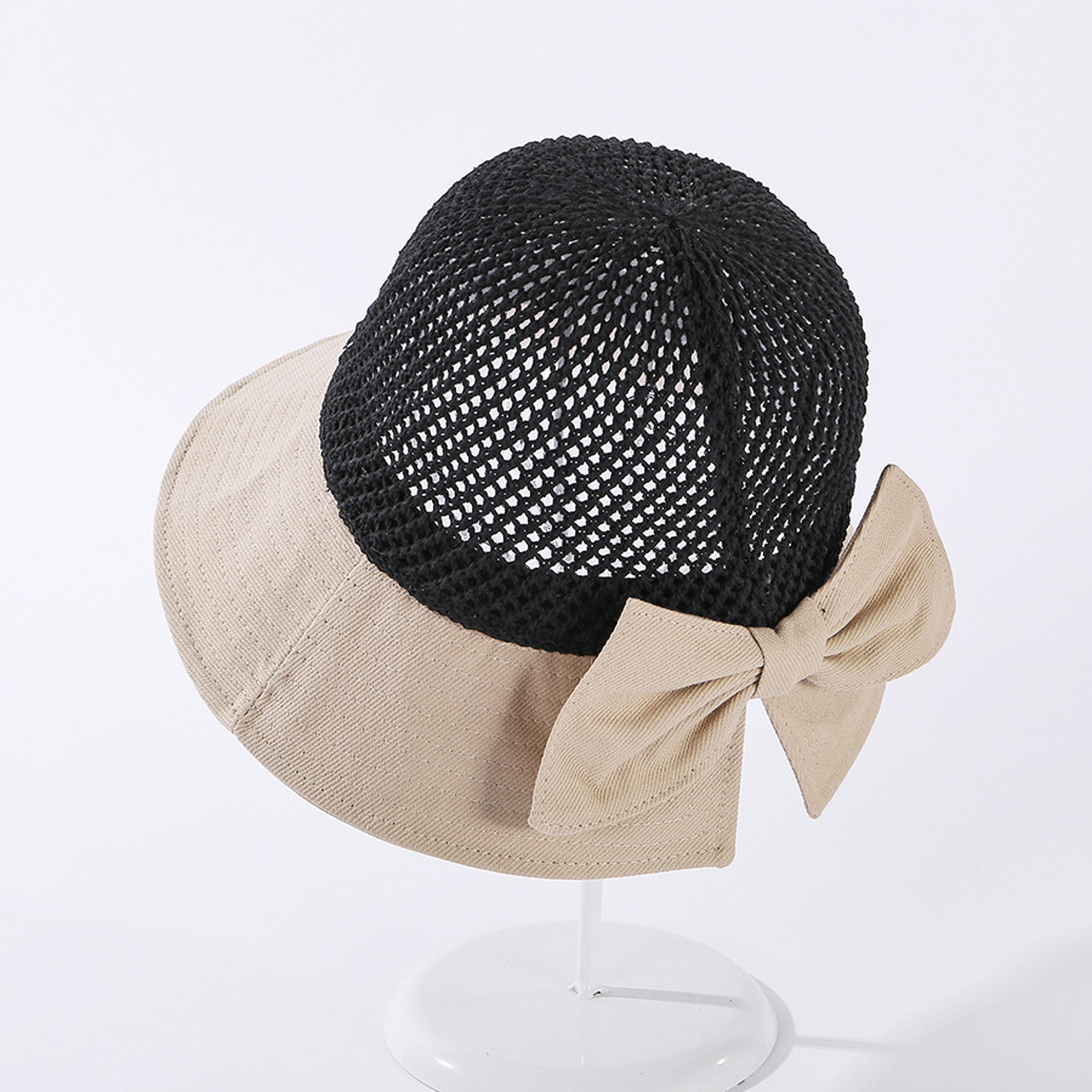 COKK Packable Sun Hat For Women With Elegant Bow 4