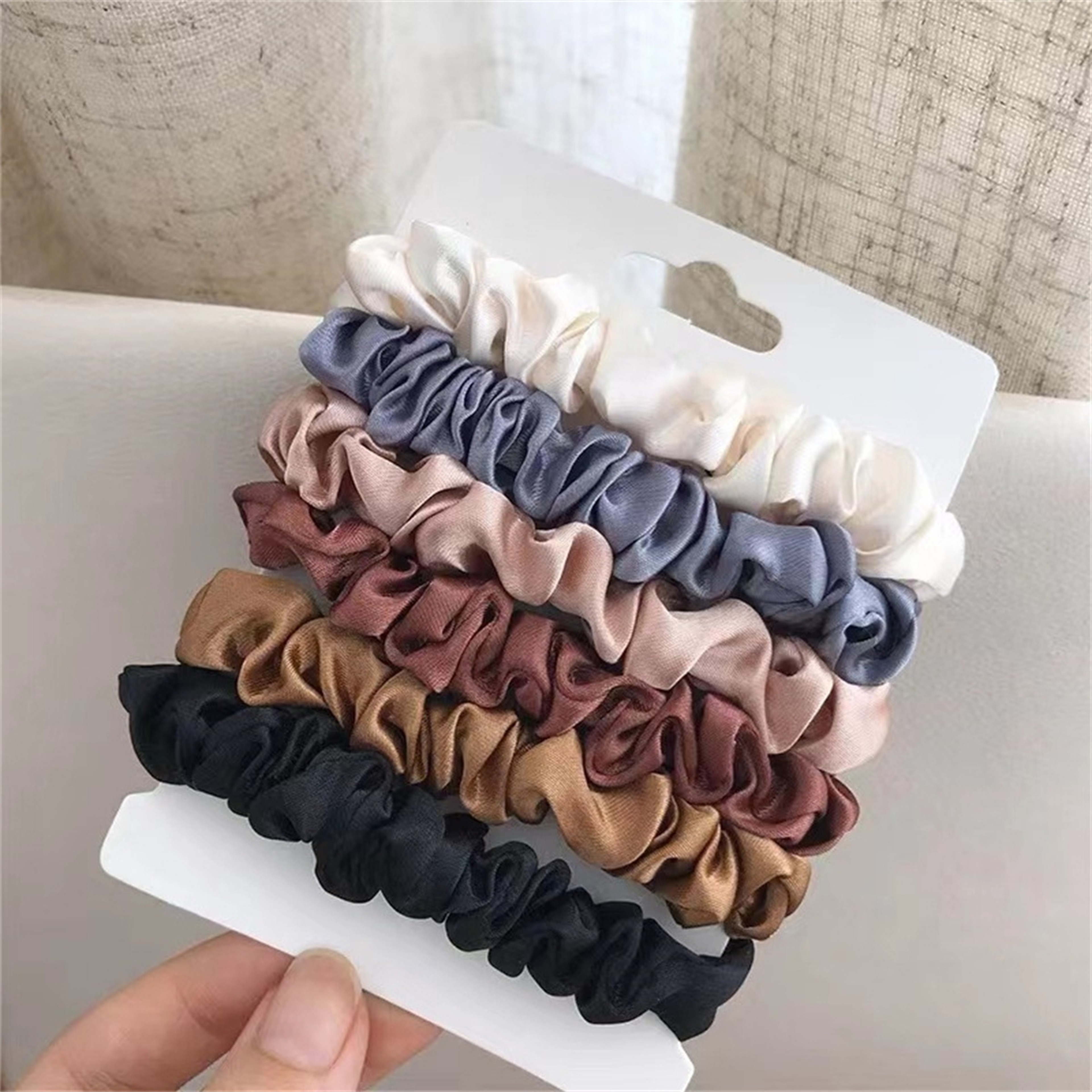 Satin Scrunchies for Girls, Satin Hair Scrunchies for Women, Softer Than Silk Scrunchies for Hair – view 4