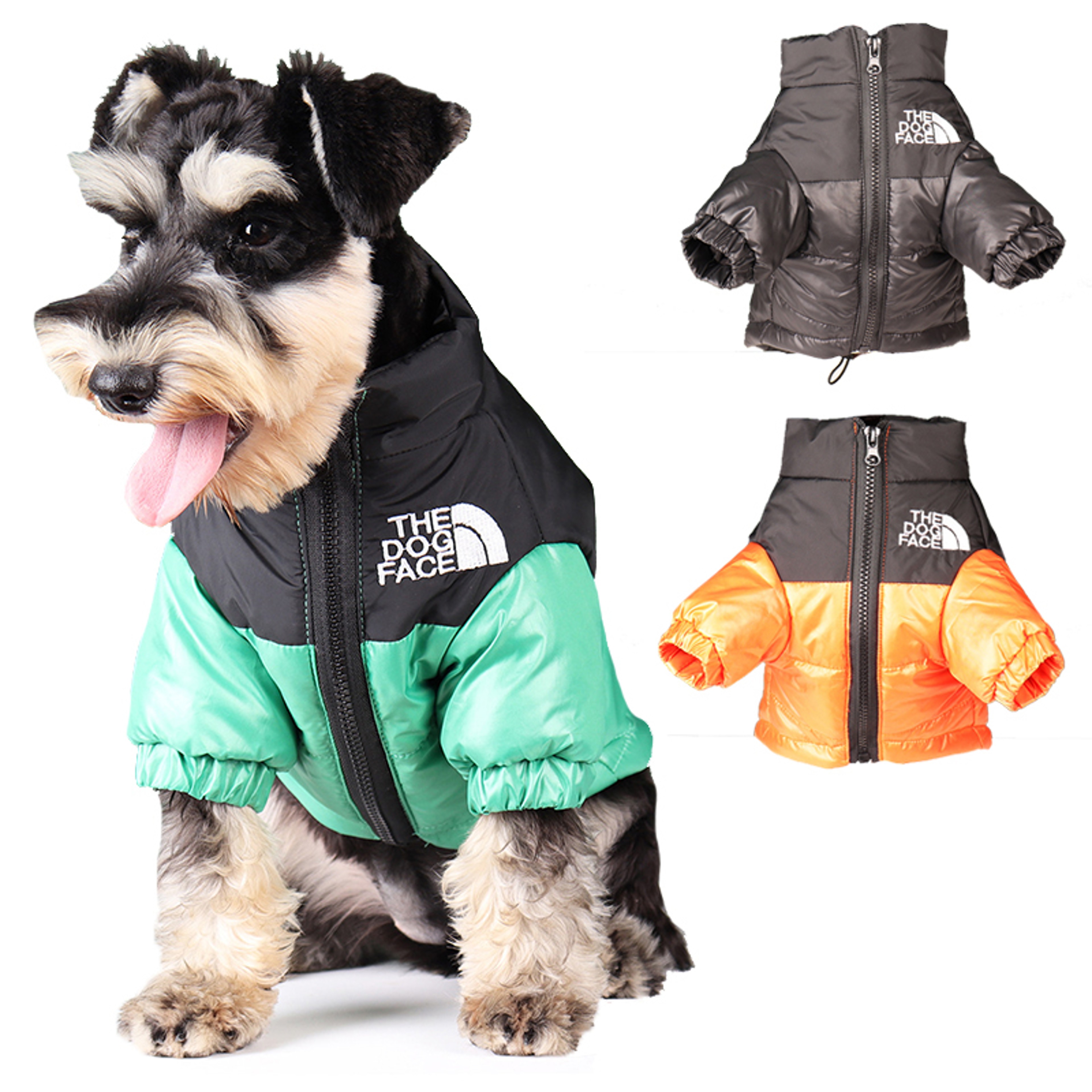 French Bulldog Winter Jacket, Large Puppy Warm Windproof Coat, Reflective Dog Clothes, Small Medium Pet Outfit – view 1